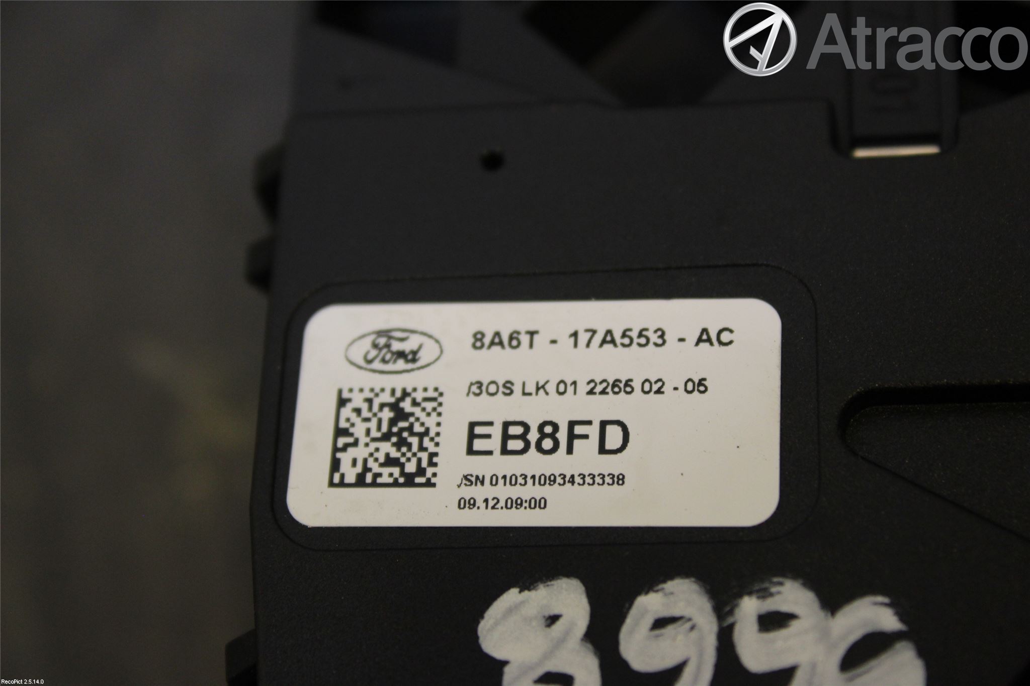 Ford FIESTA 09-12 Spak Torkar-Spolomk