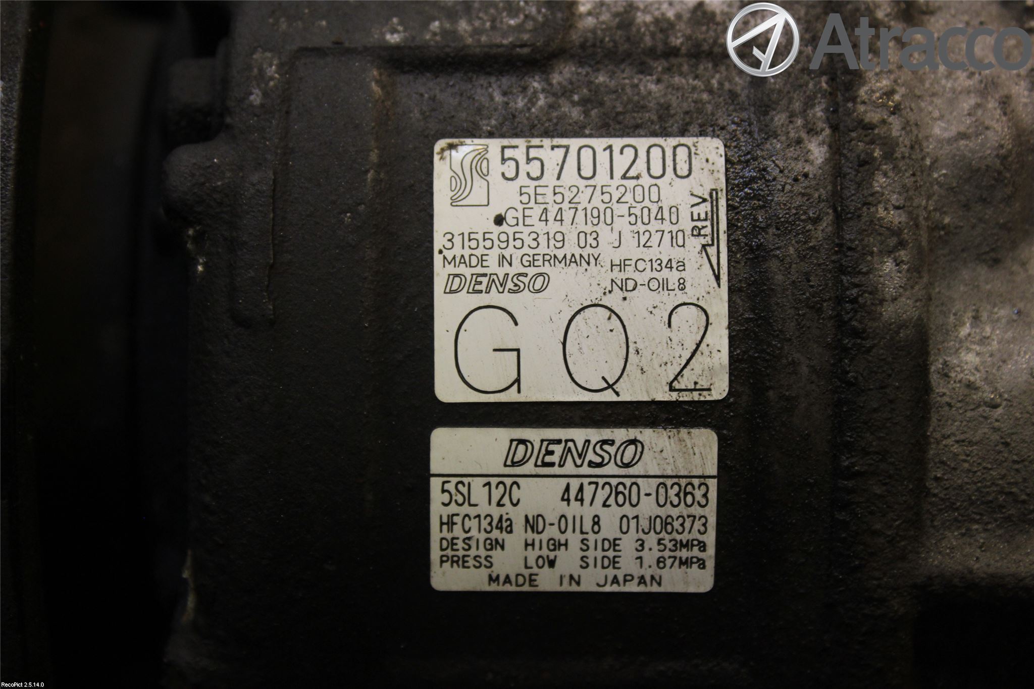 Opel CORSA D 07-14 Ac Kompressor