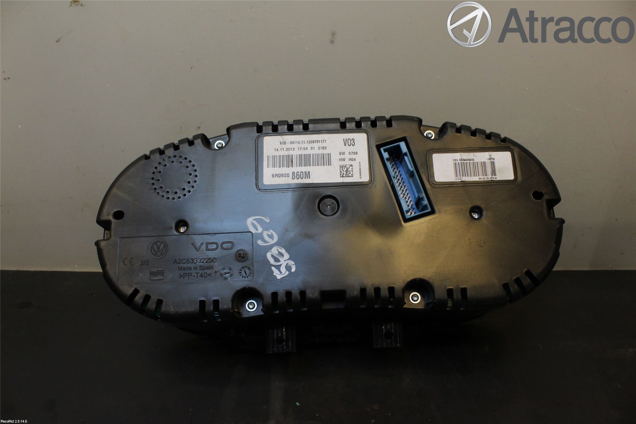 Volkswagen VW POLO 10-17 Instrument Komb