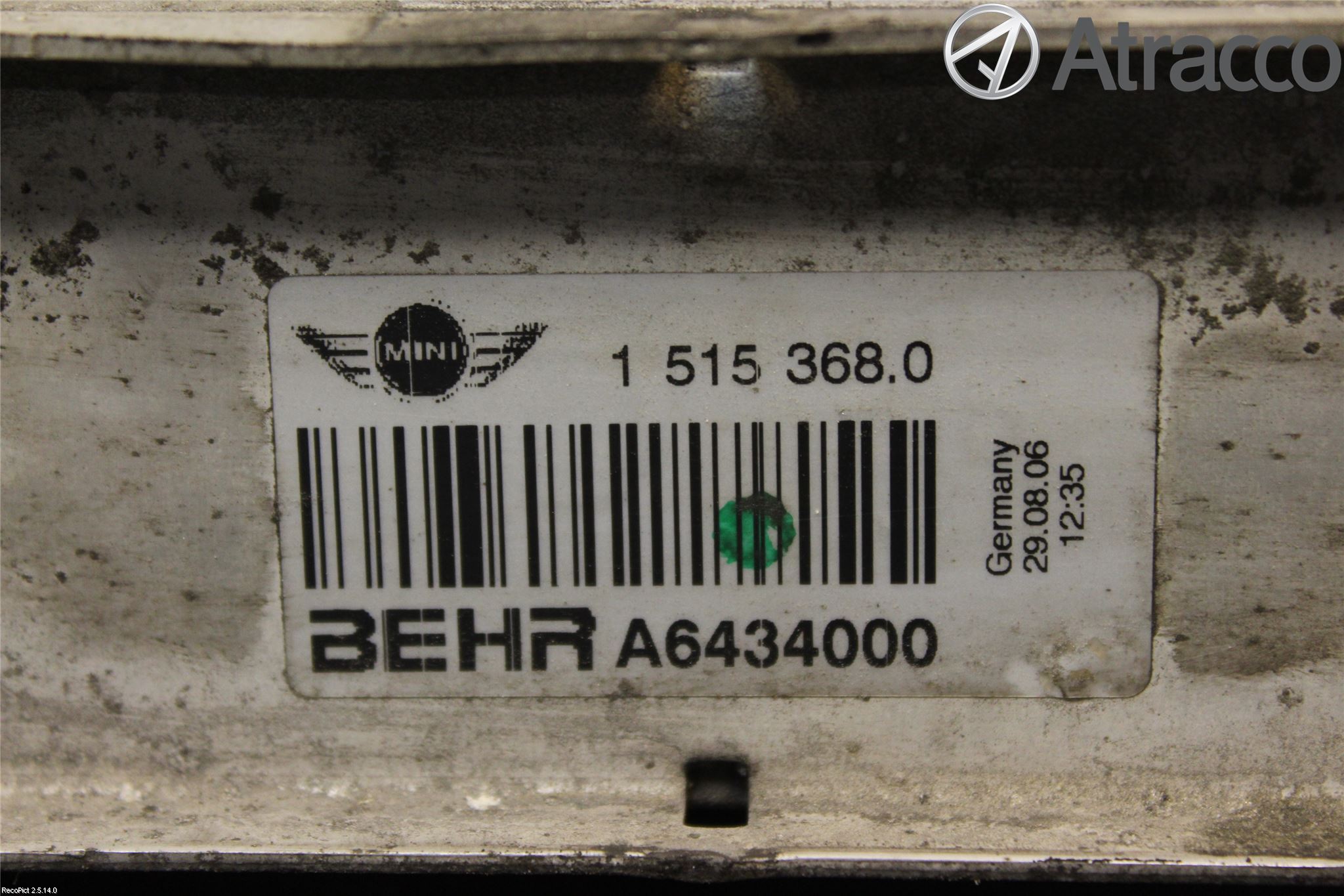 Mini COUPE R50/53 01-06 Laddluft-Intercooler Kyl