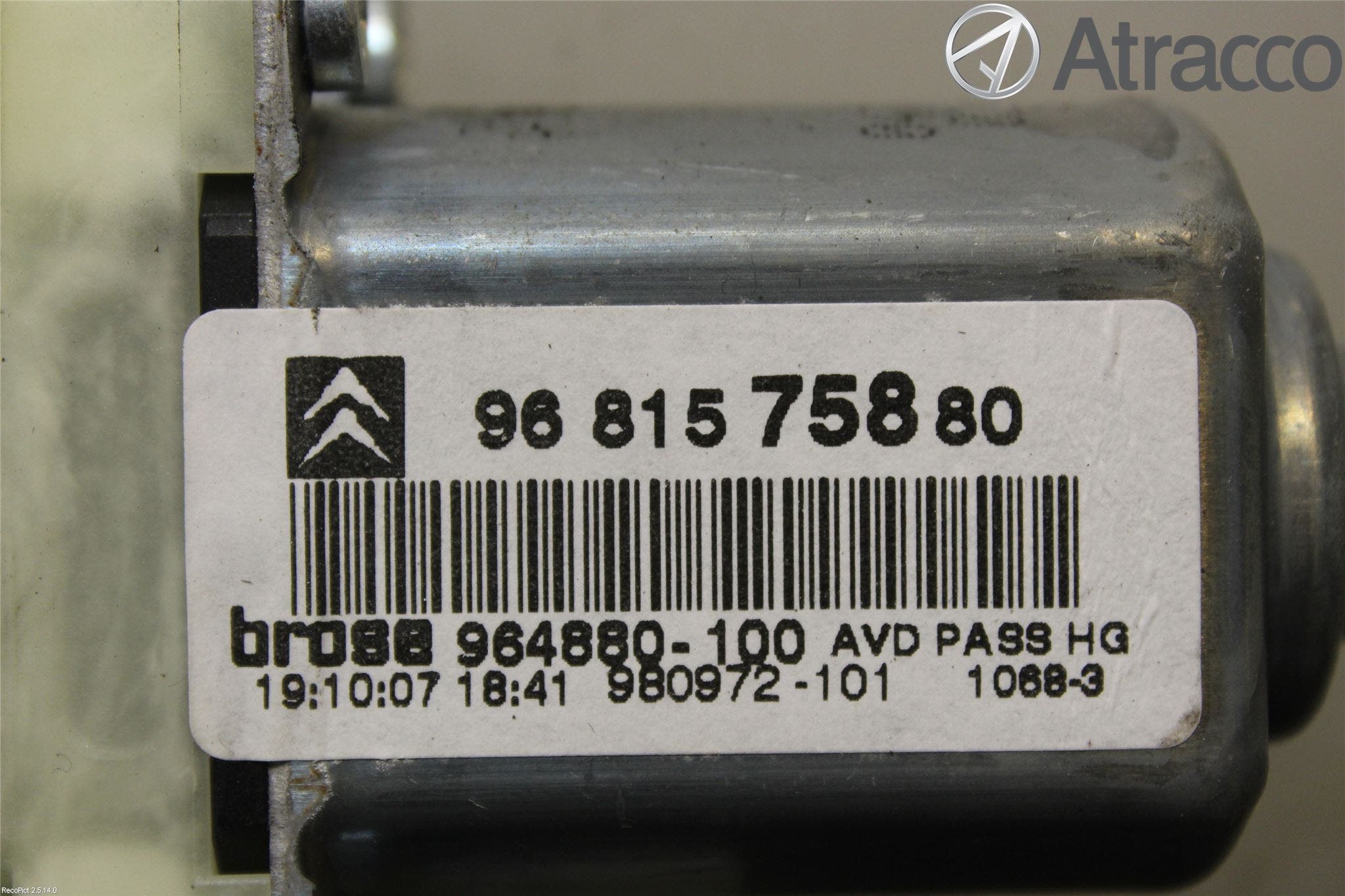 Citroen C4 I 05-10 Fönsterhissmotor