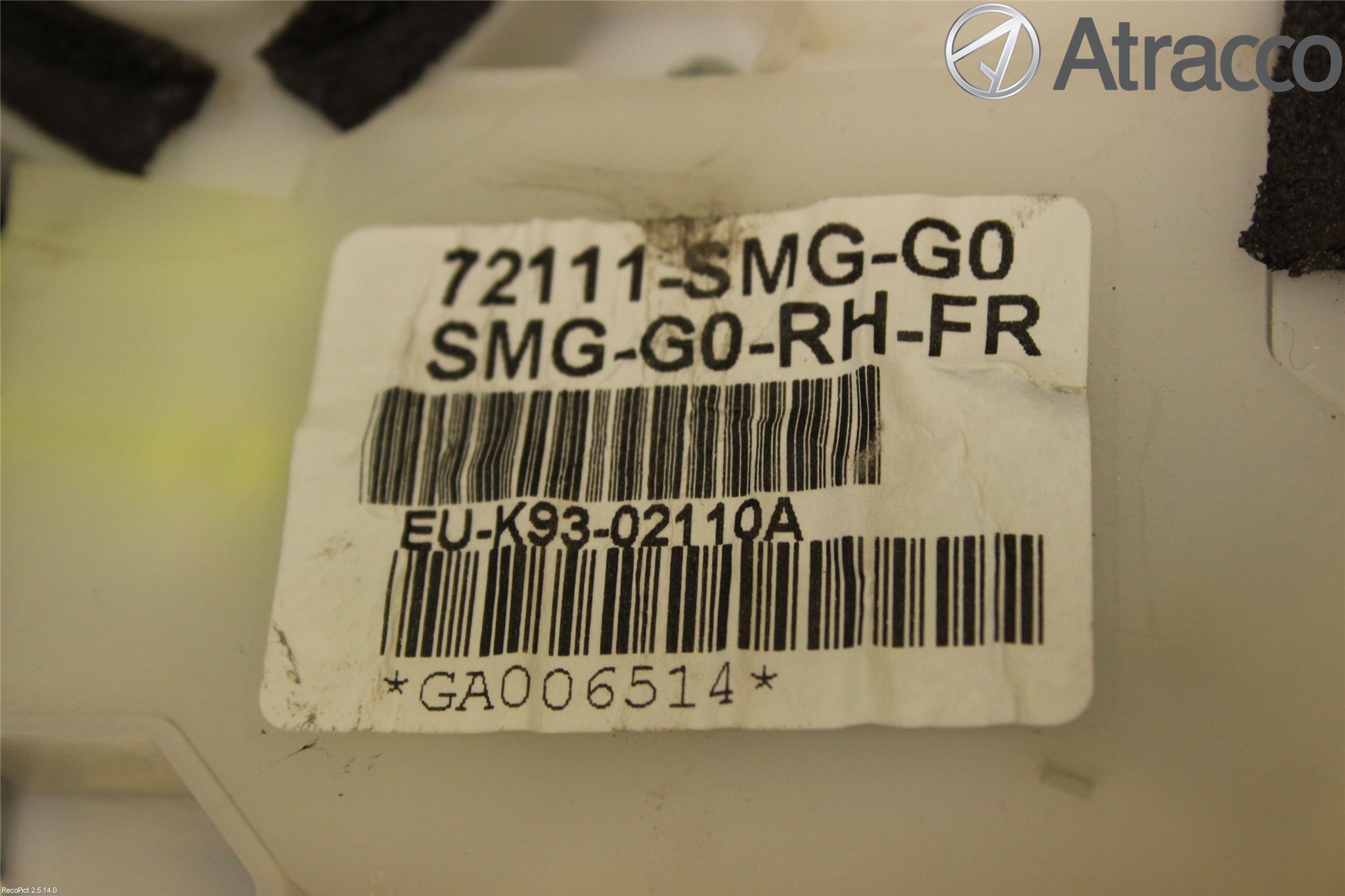 Honda CIVIC 06-11 Låskista-Dörrlås