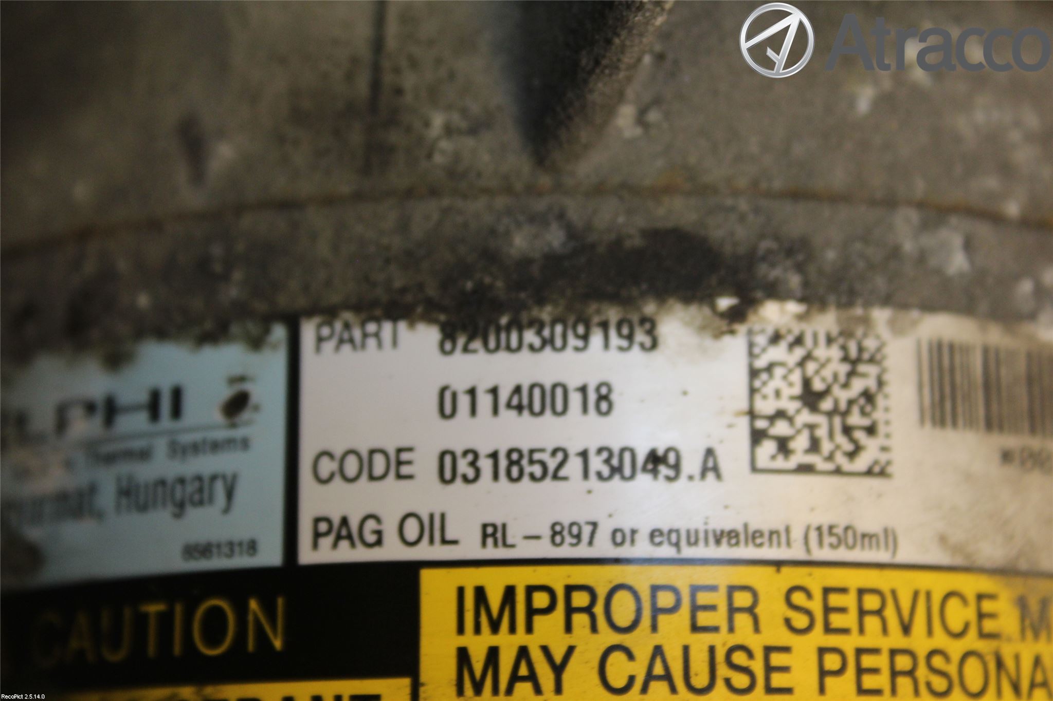 Renault SCÉNIC/GRAND 03-06 Ac Kompressor