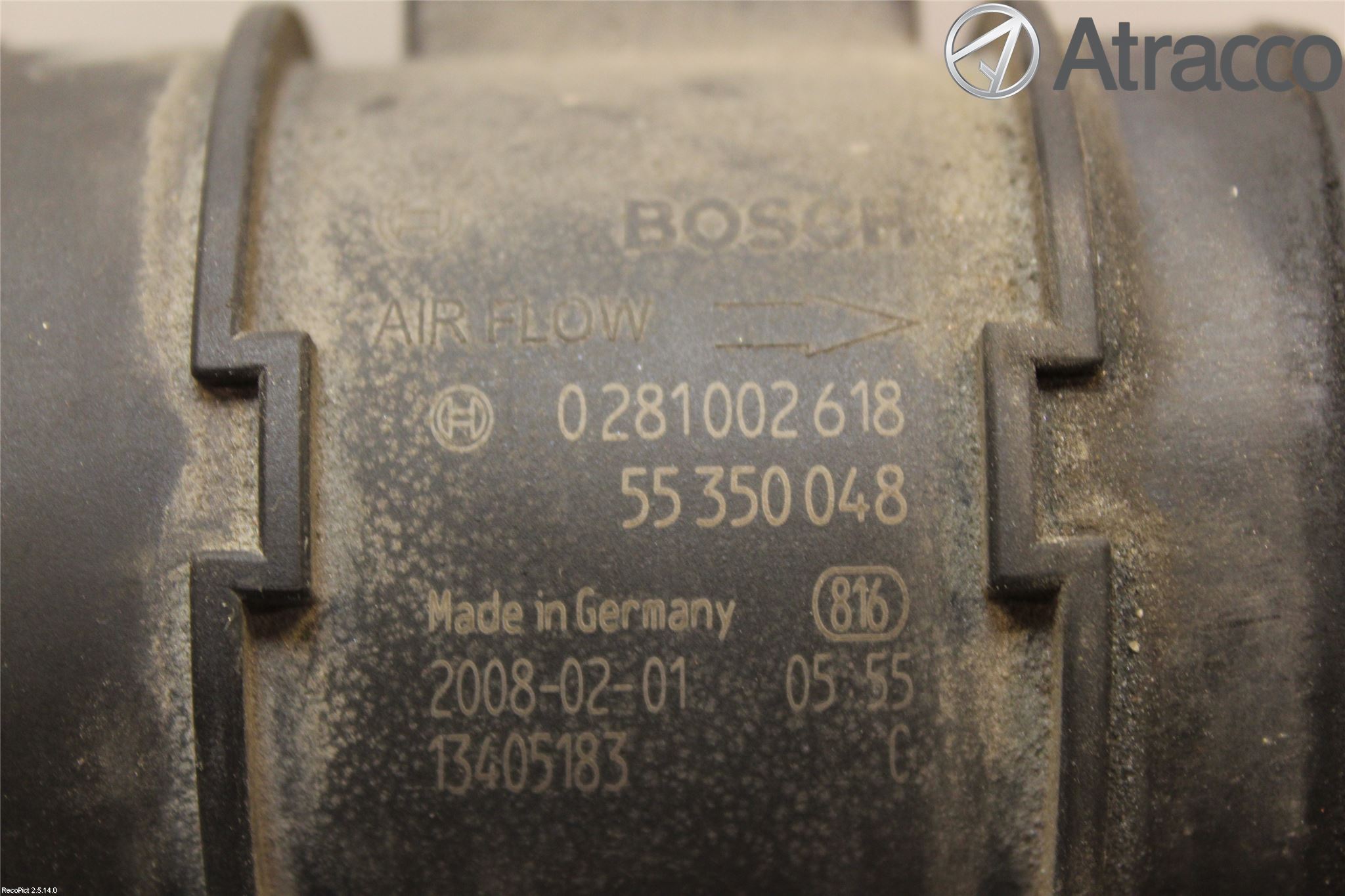 Opel VECTRA C 06-08 Injluftmassamätare