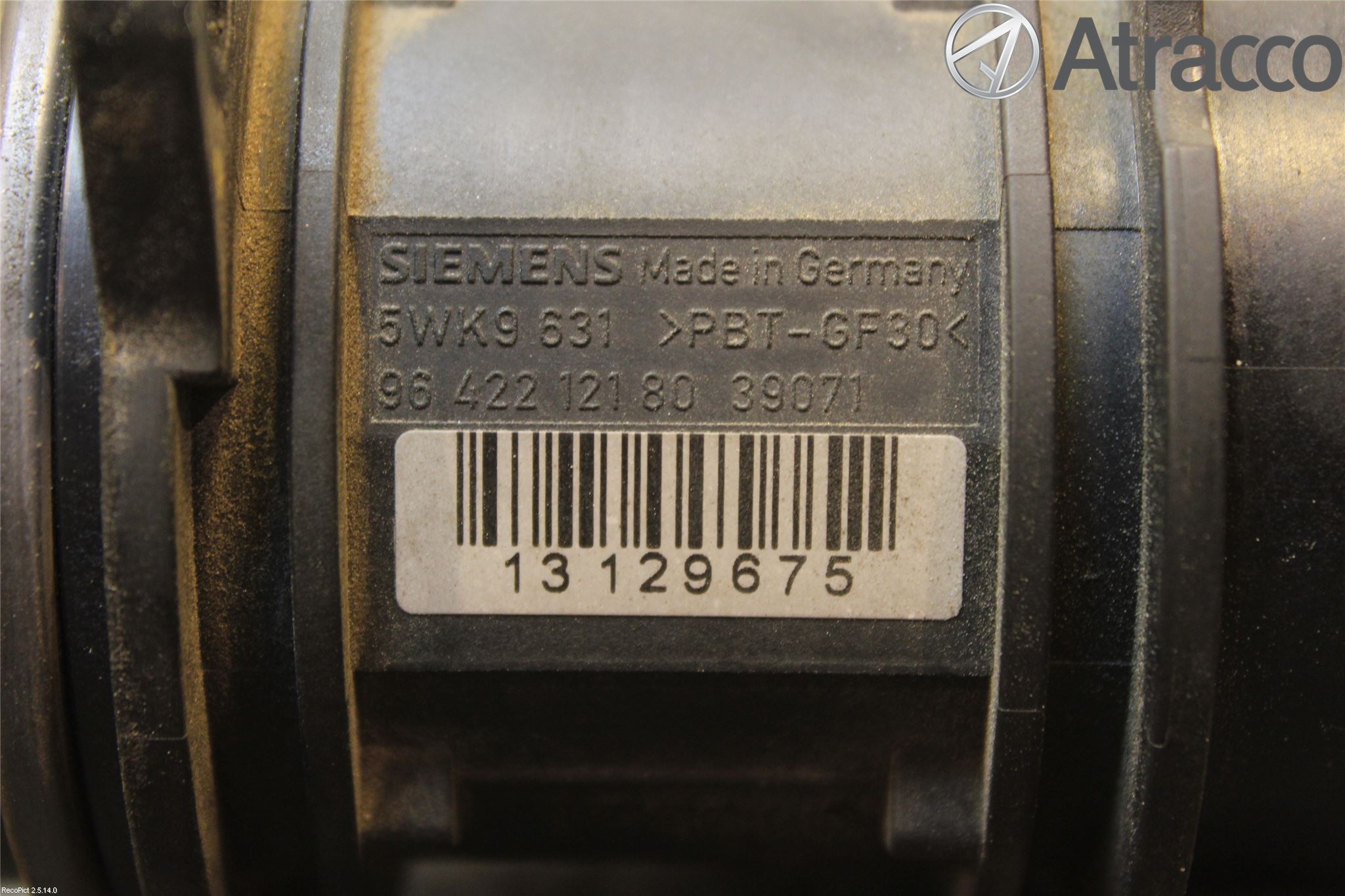 Peugeot 206 98-09 Injluftmassamätare