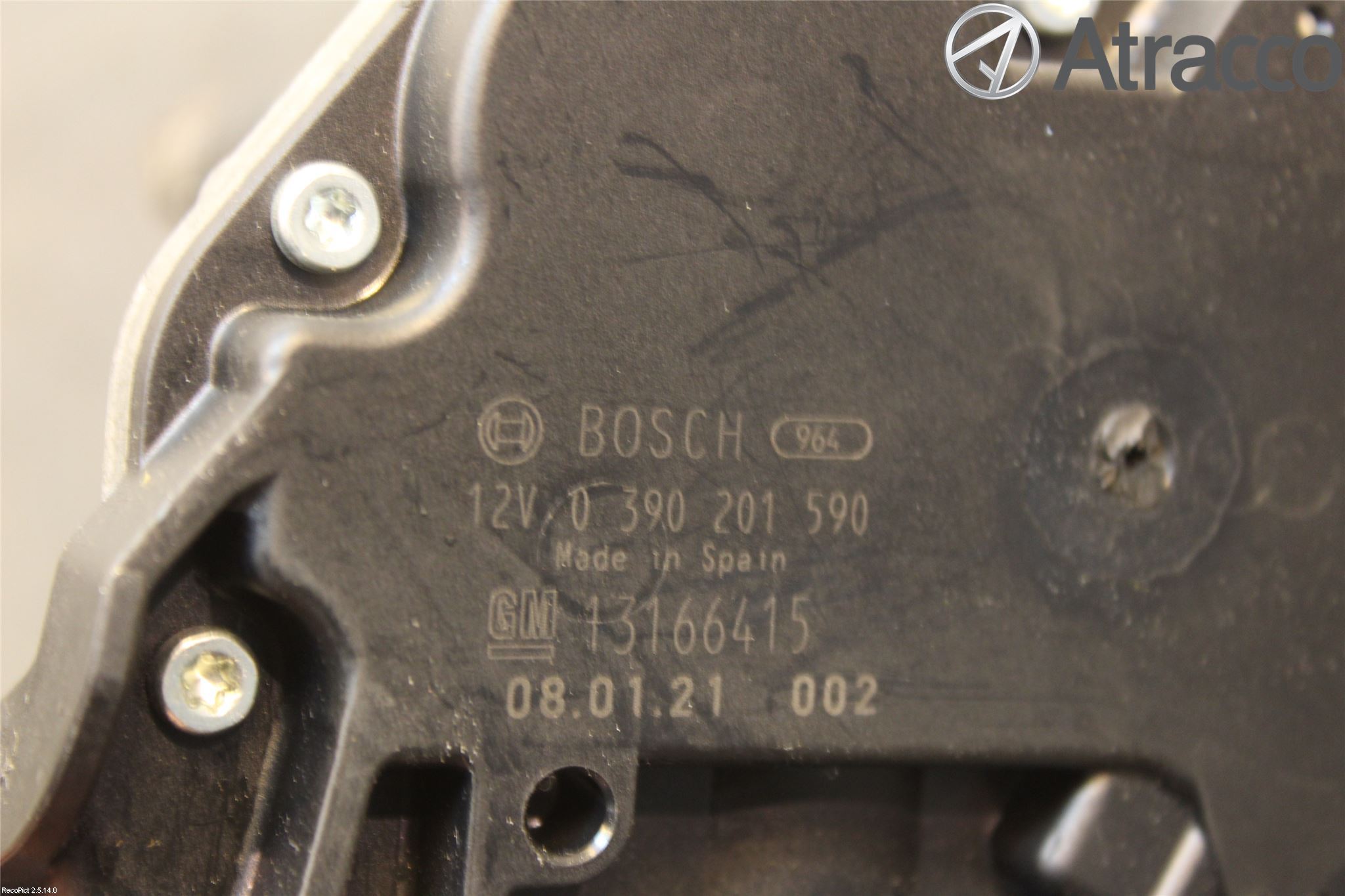 Opel VECTRA C 06-08 Torkarmotor Baklucka