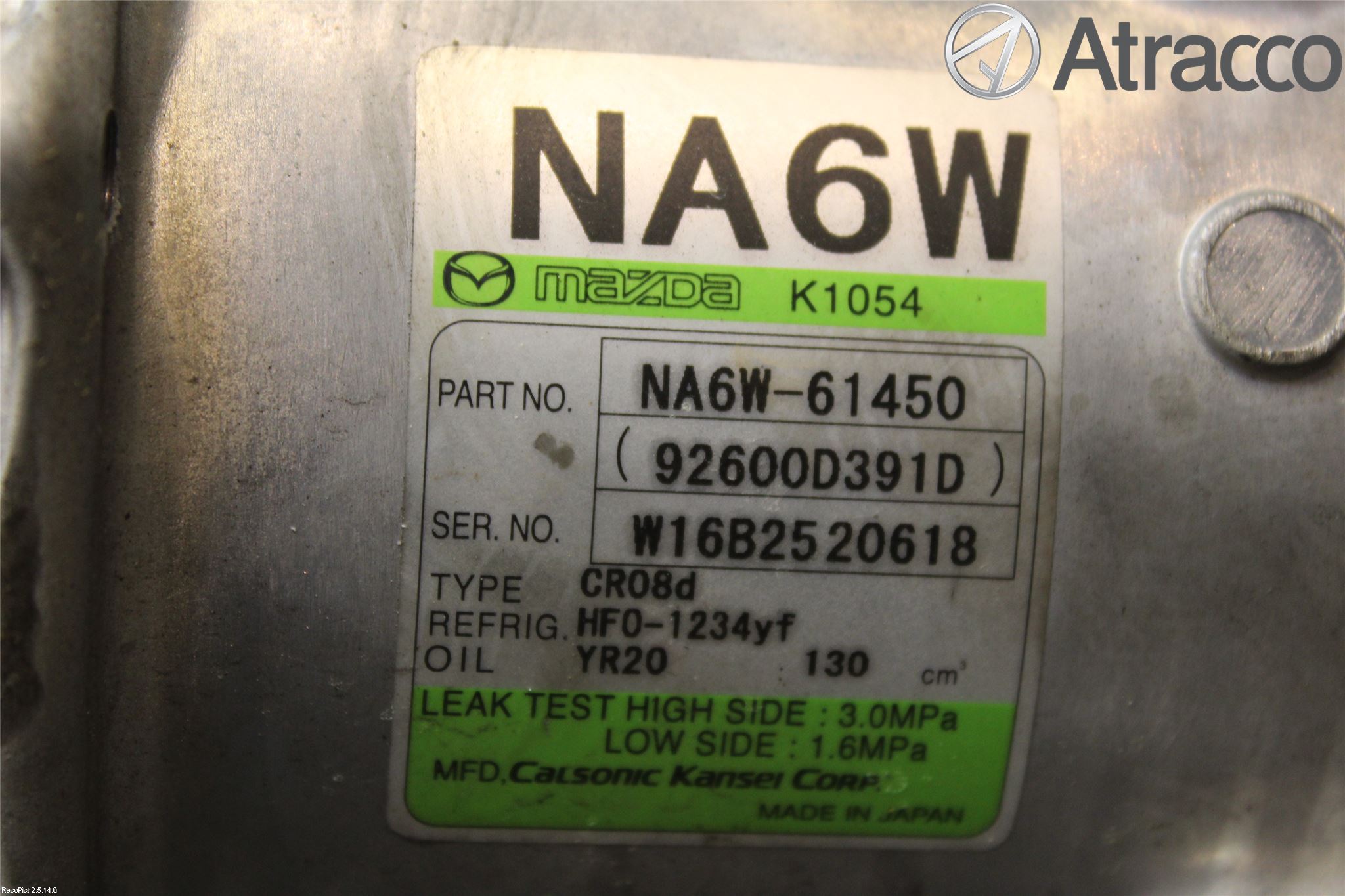 Mazda MX-5 IV (ND/ND2/ND3) MIATA 15- Ac Kompressor