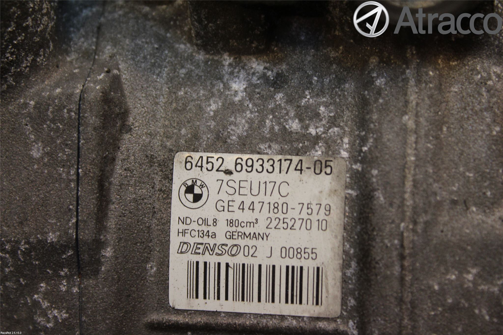 BMW 5 E60/61 Sed/Tou 02-10 Ac Kompressor