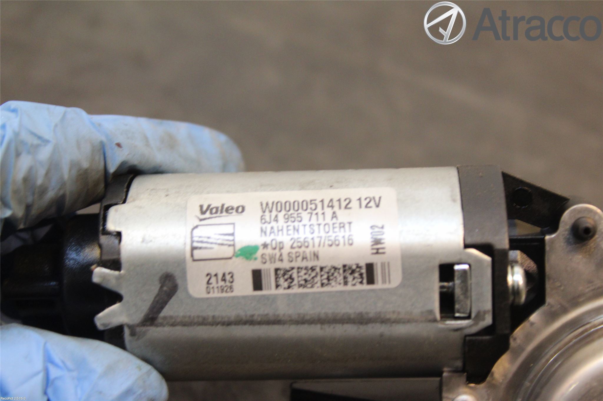 Seat IBIZA IV 08-16 Torkarmotor Baklucka