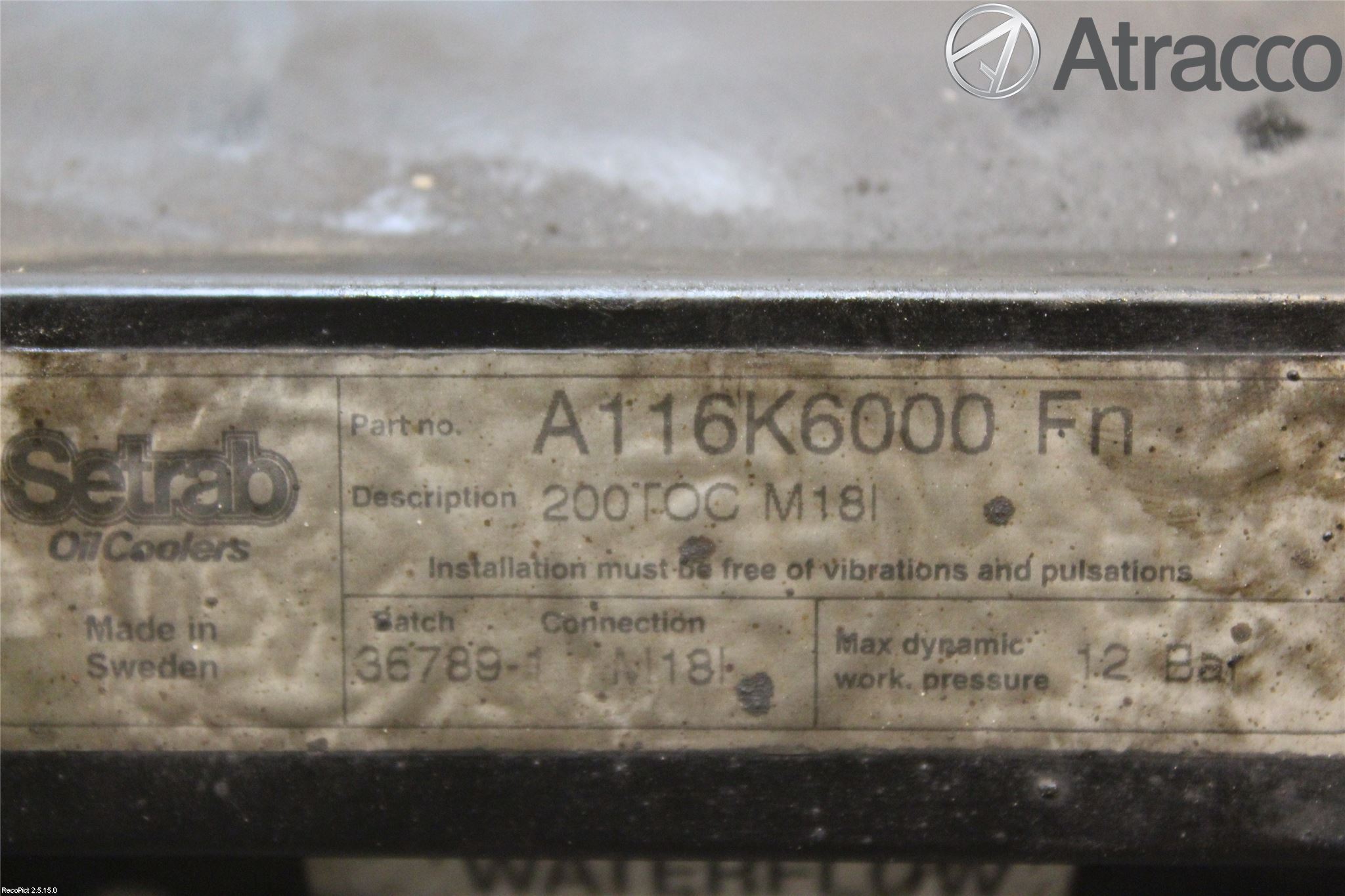 Opel SPEEDSTER Oljekylare Motor