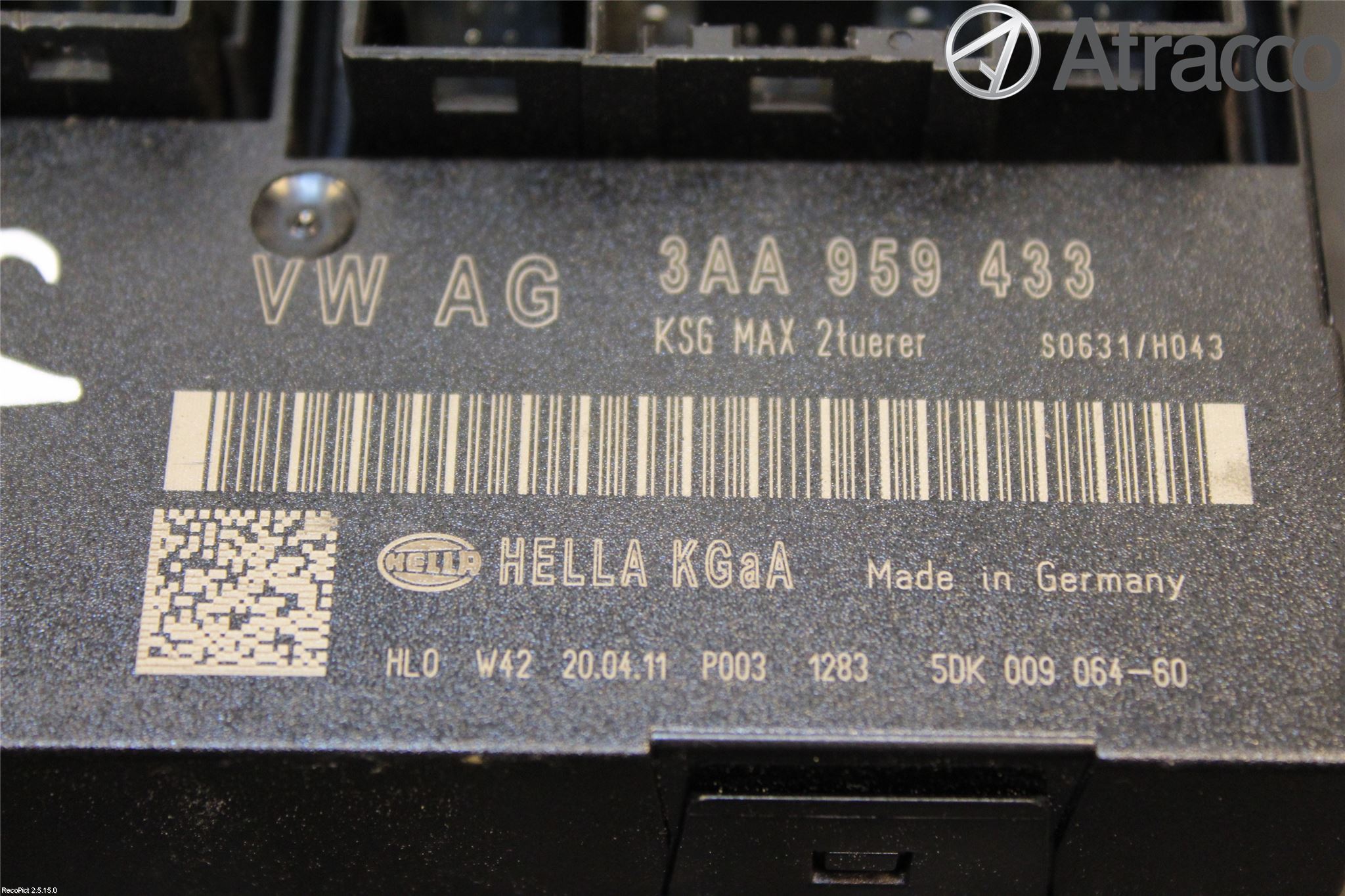 Volkswagen VW PASSAT 11-14 Komfort Styrdon