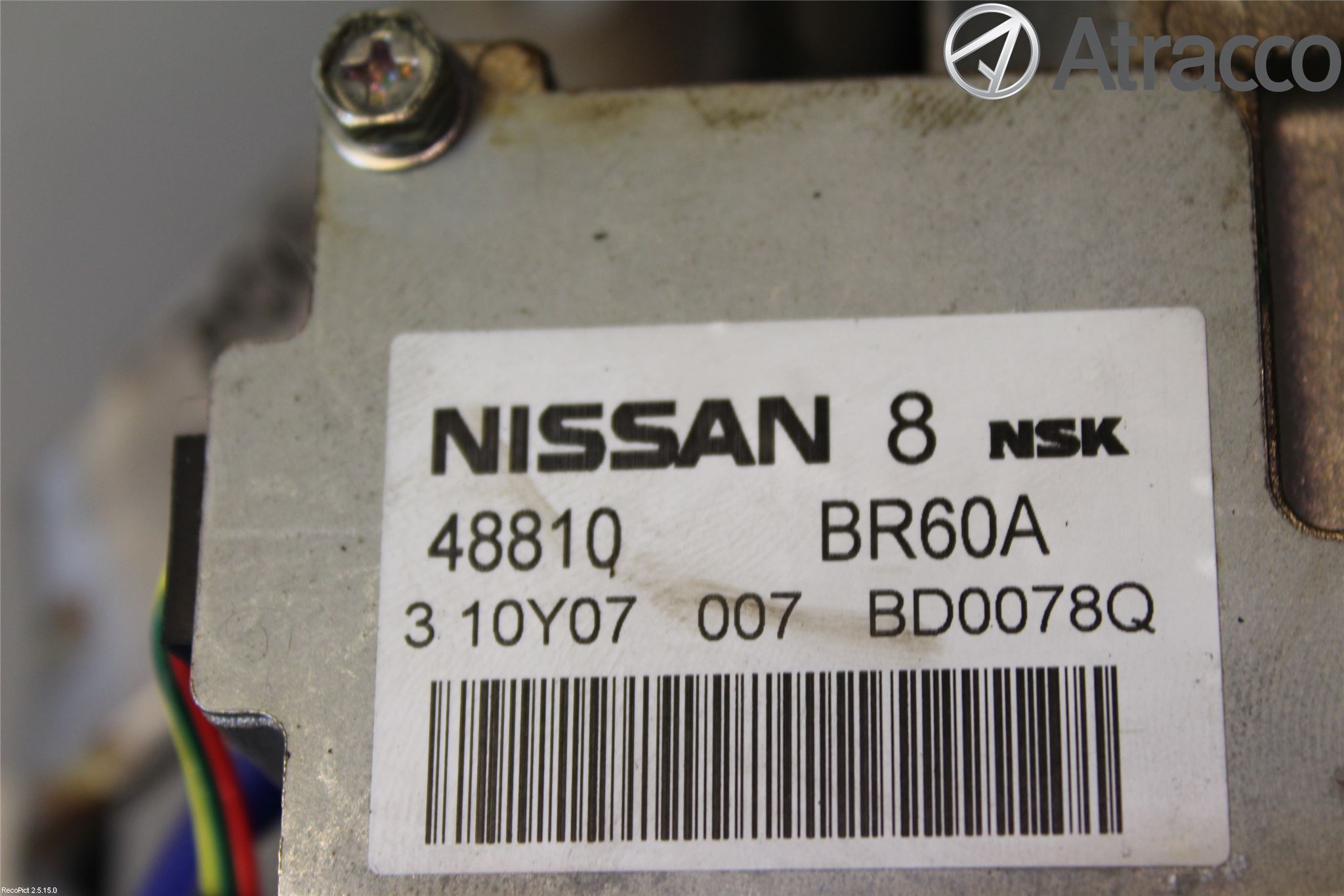 Nissan QASHQAI 10-14 Rattaxelagg Med Inb Servo