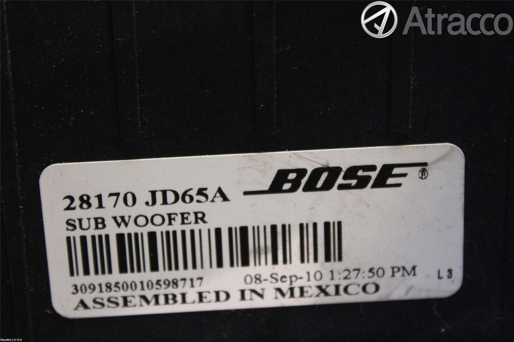 Nissan QASHQAI 10-14 Högtalare