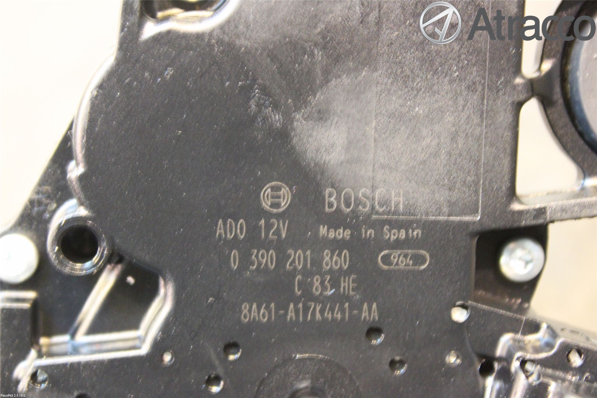 Ford FIESTA 09-12 Torkarmotor Baklucka