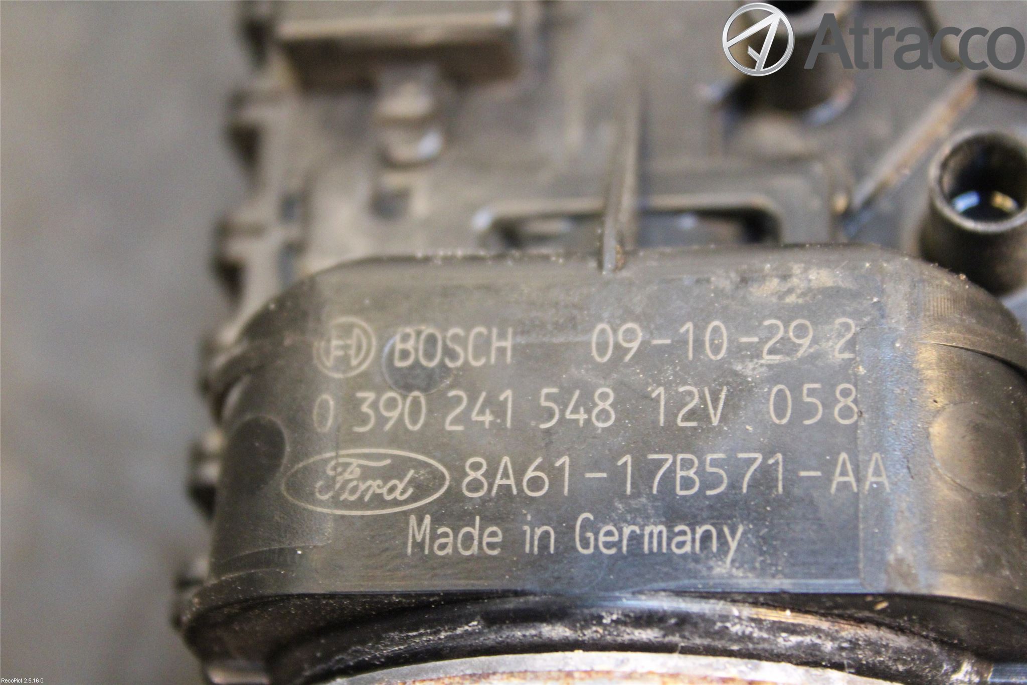 Ford FIESTA 09-12 Torkarmotor Vindruta