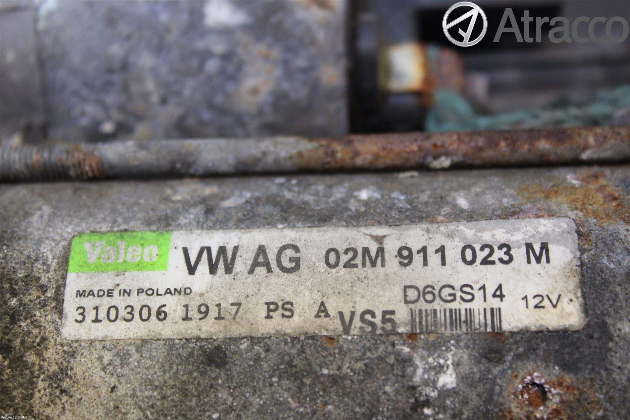 Volkswagen VW PASSAT 05-11 Startmotor