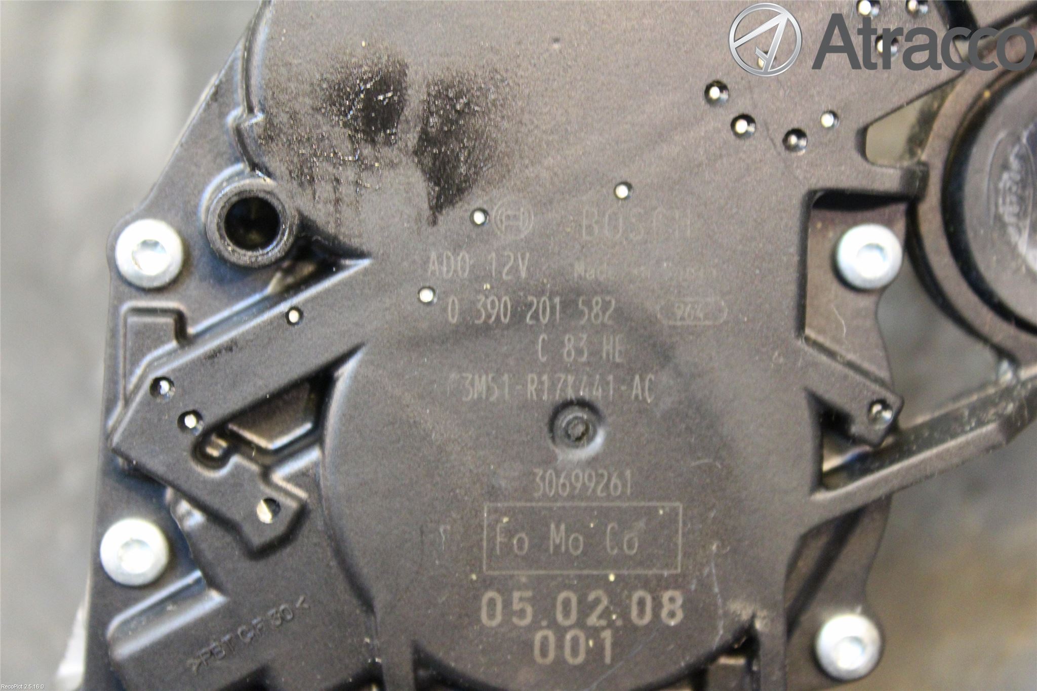 Volvo V50 04-07 Torkarmotor Baklucka