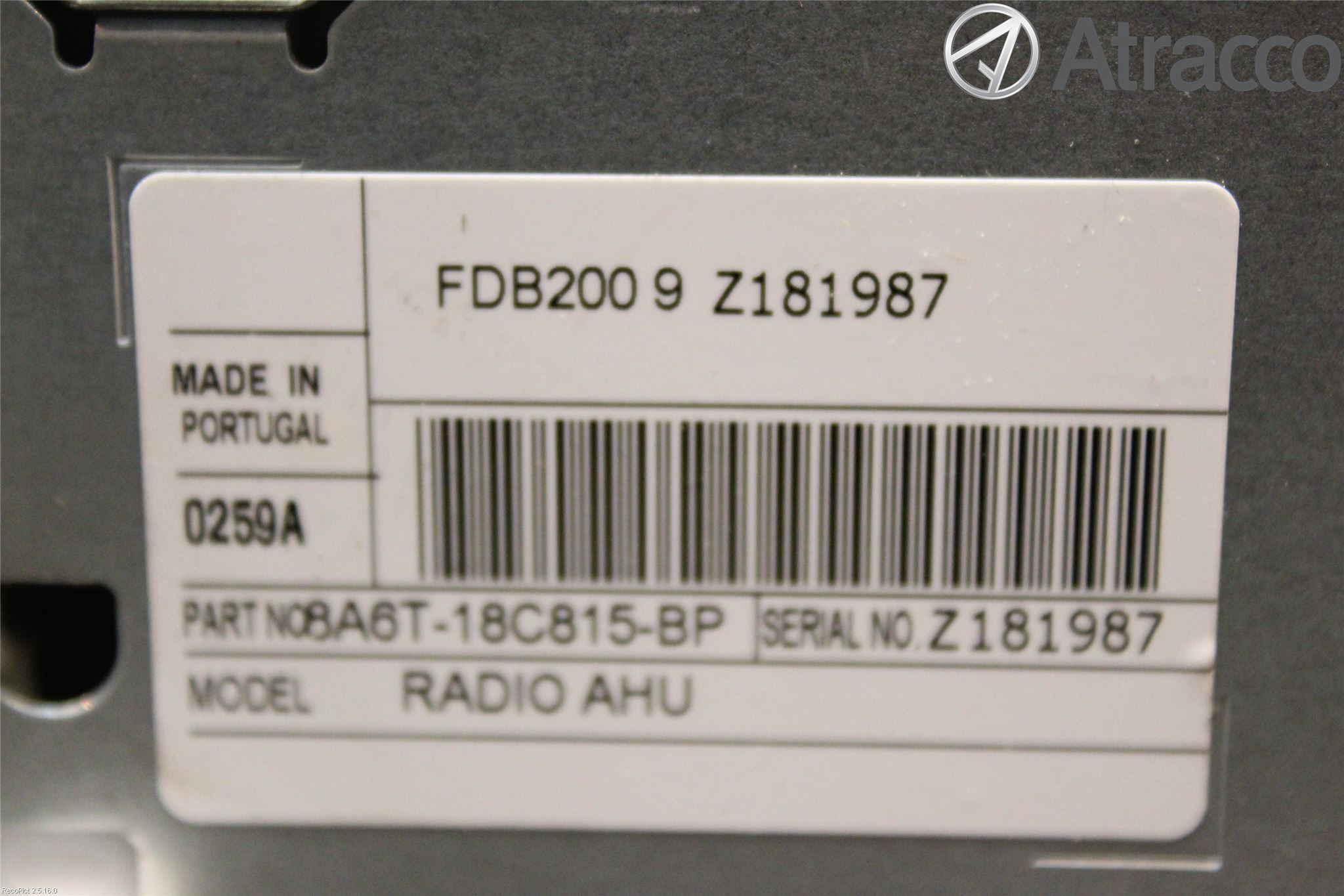 Ford FIESTA 09-12 Cd Radio - Multimediapanel