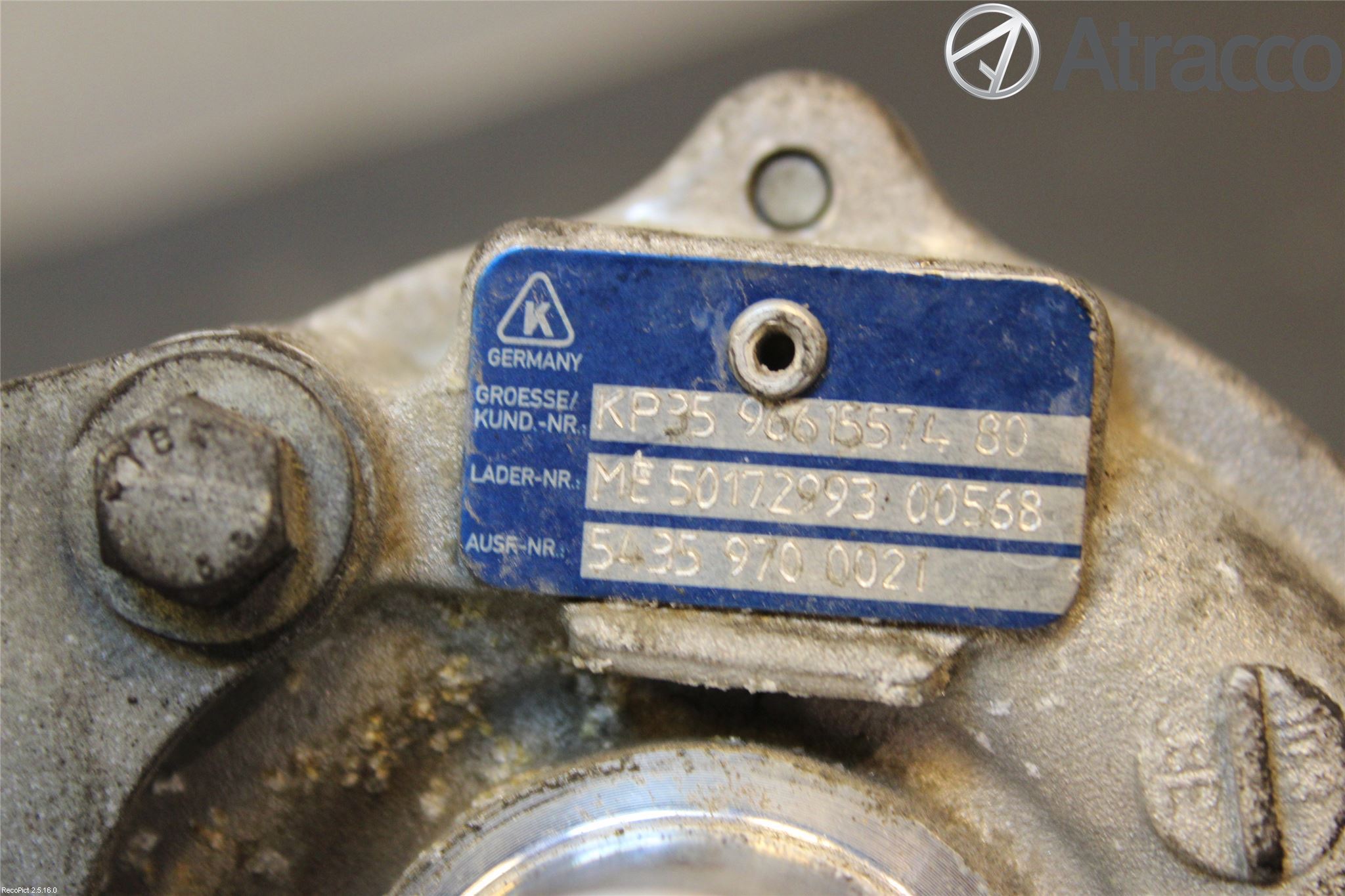 Peugeot BIPPER Turboaggregat