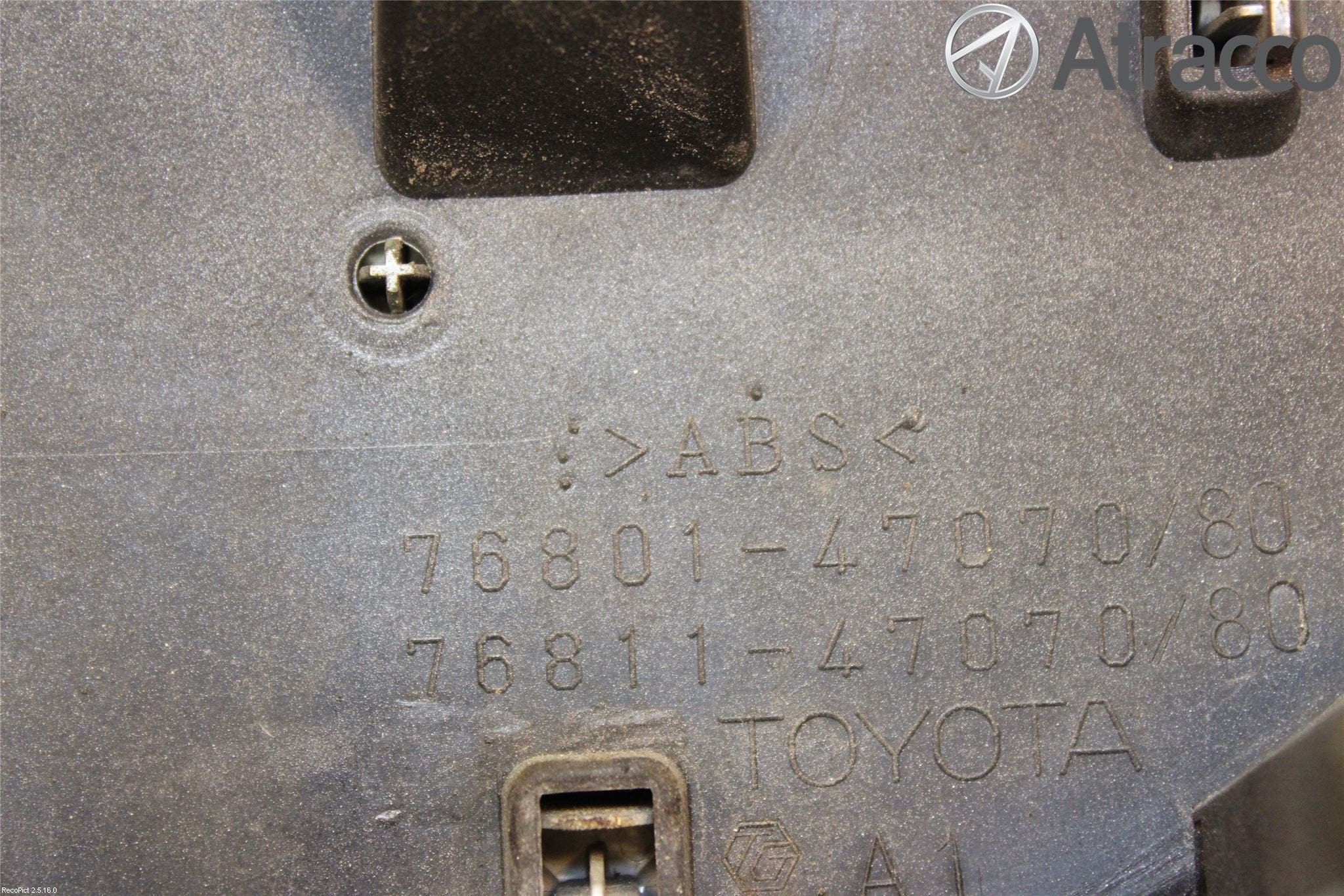 Toyota PRIUS ZVW30 09-20 Bakluckehandtag