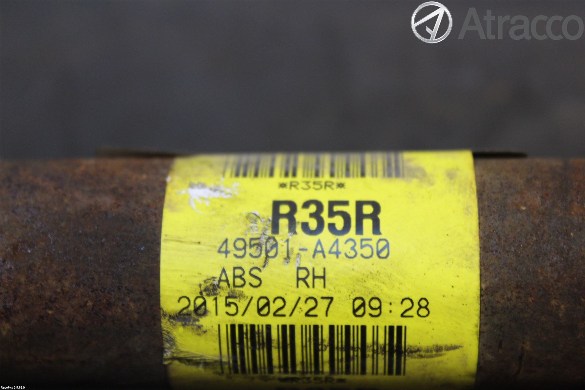 Kia CARENS III 13-19 Drivaxel Fram Höger