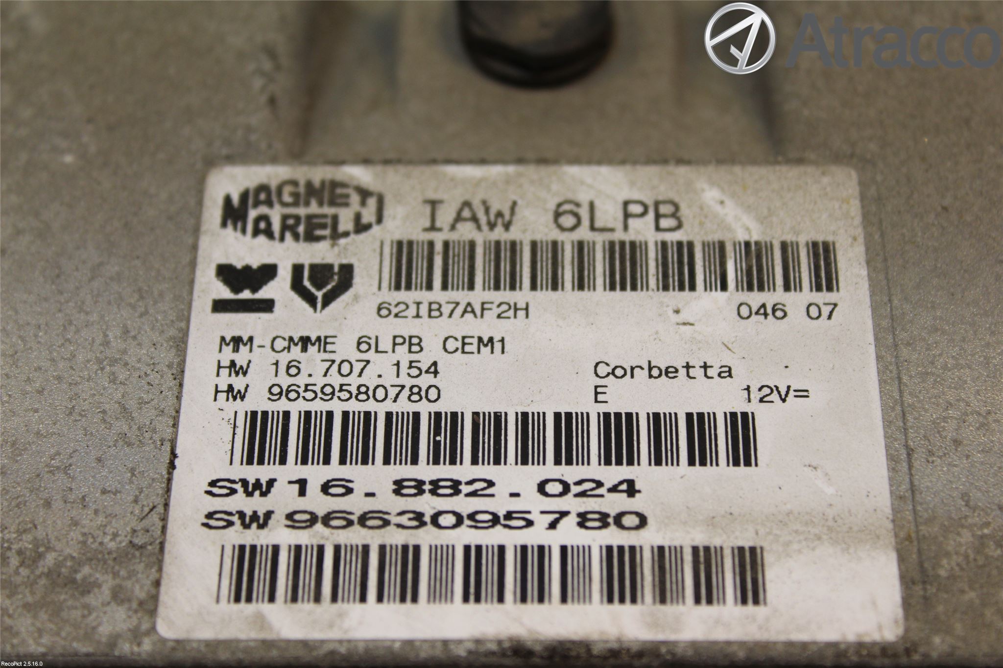 Citroen C5     05-08 Styrenhet Insprut Bensin