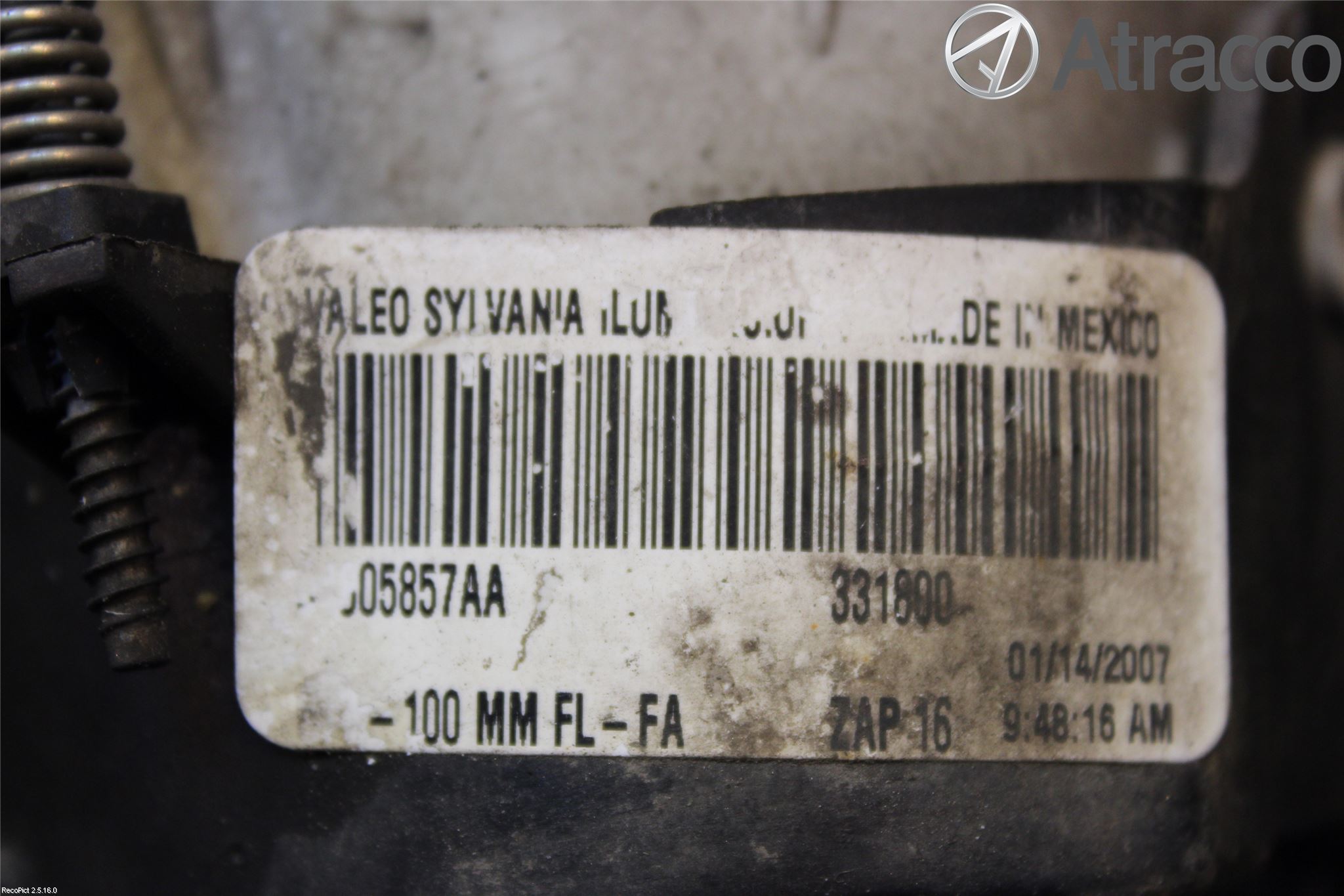 Dodge CALIBER Dimljus-Varselljus Fram