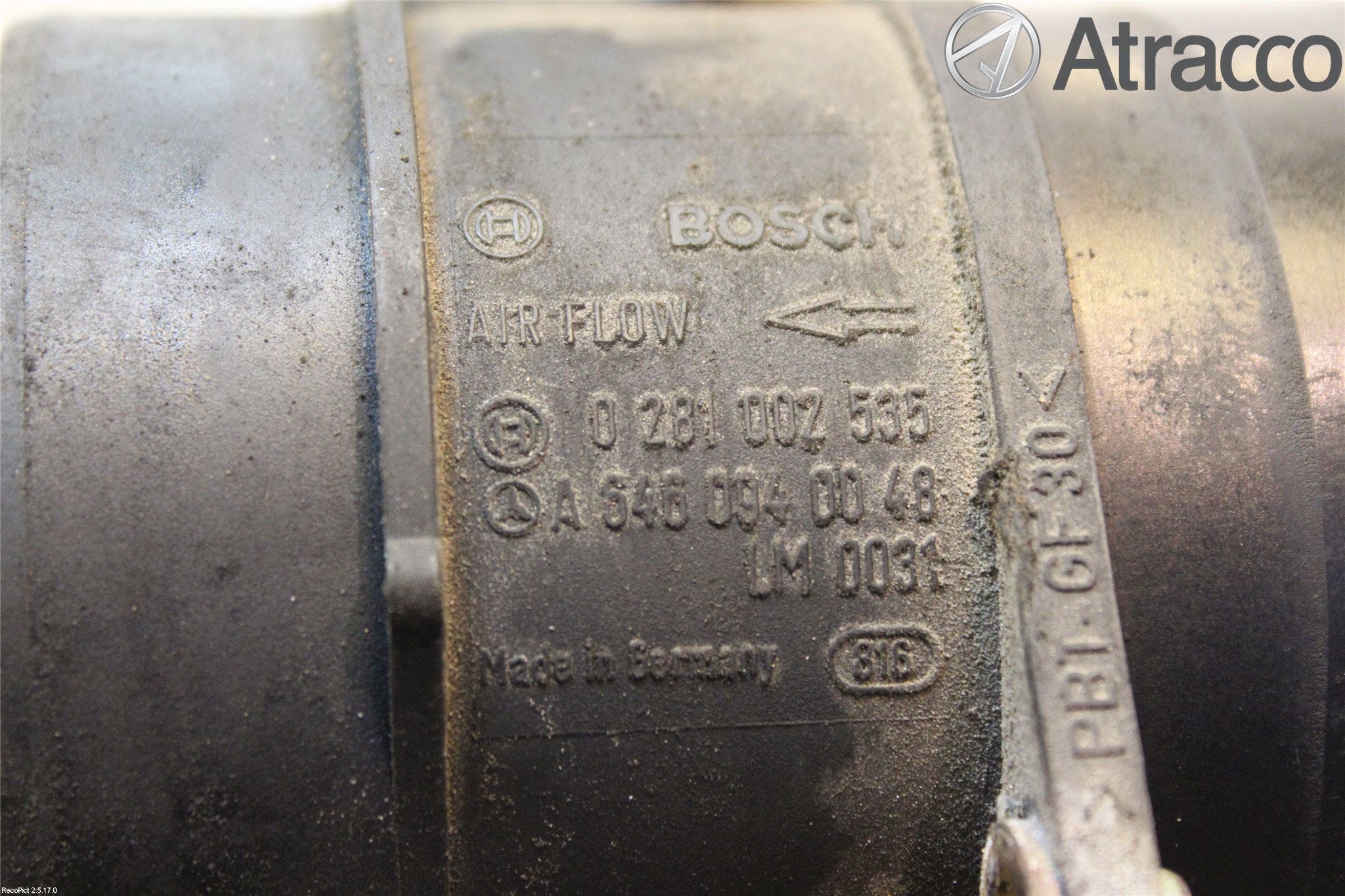 Mercedes-Benz MB E-KLASS (W211) 02-09 Injluftmassamätare