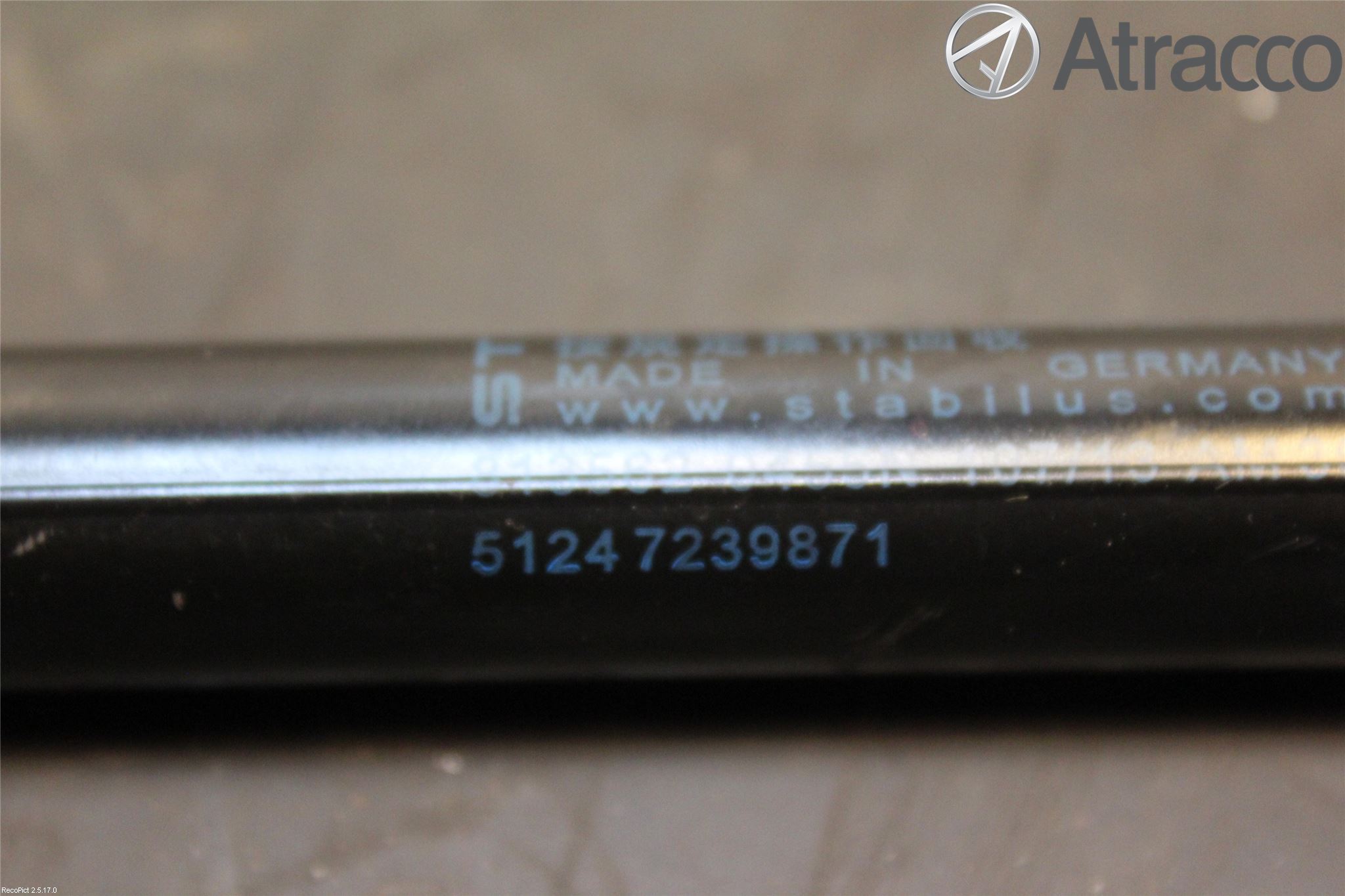 BMW 1 F20/F21 11-19 Gasfjäder Baklucka