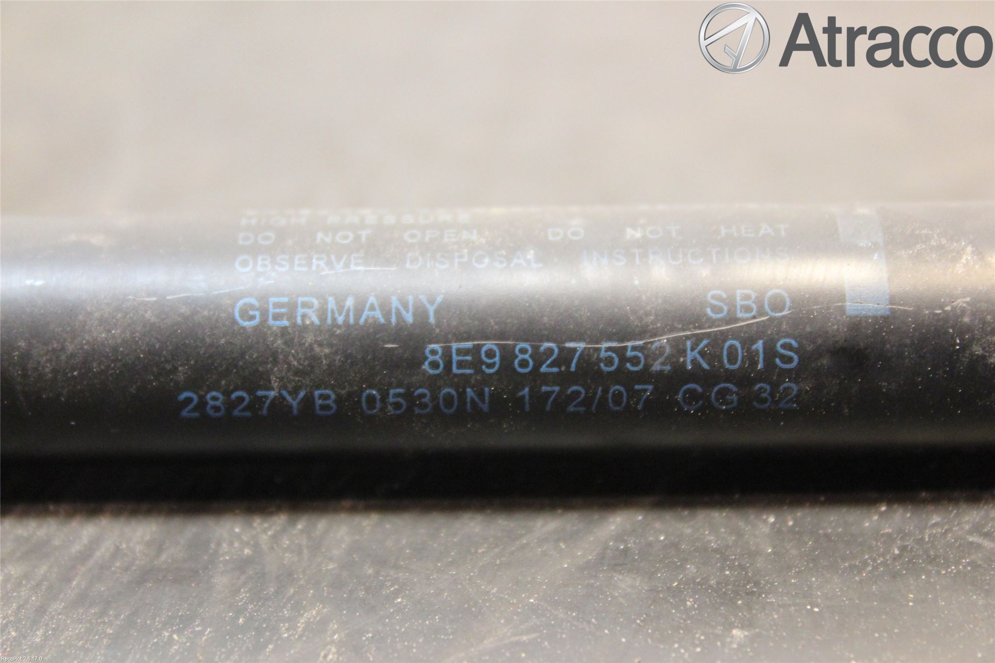 Audi A4/S4 05-07 Gasfjäder Baklucka