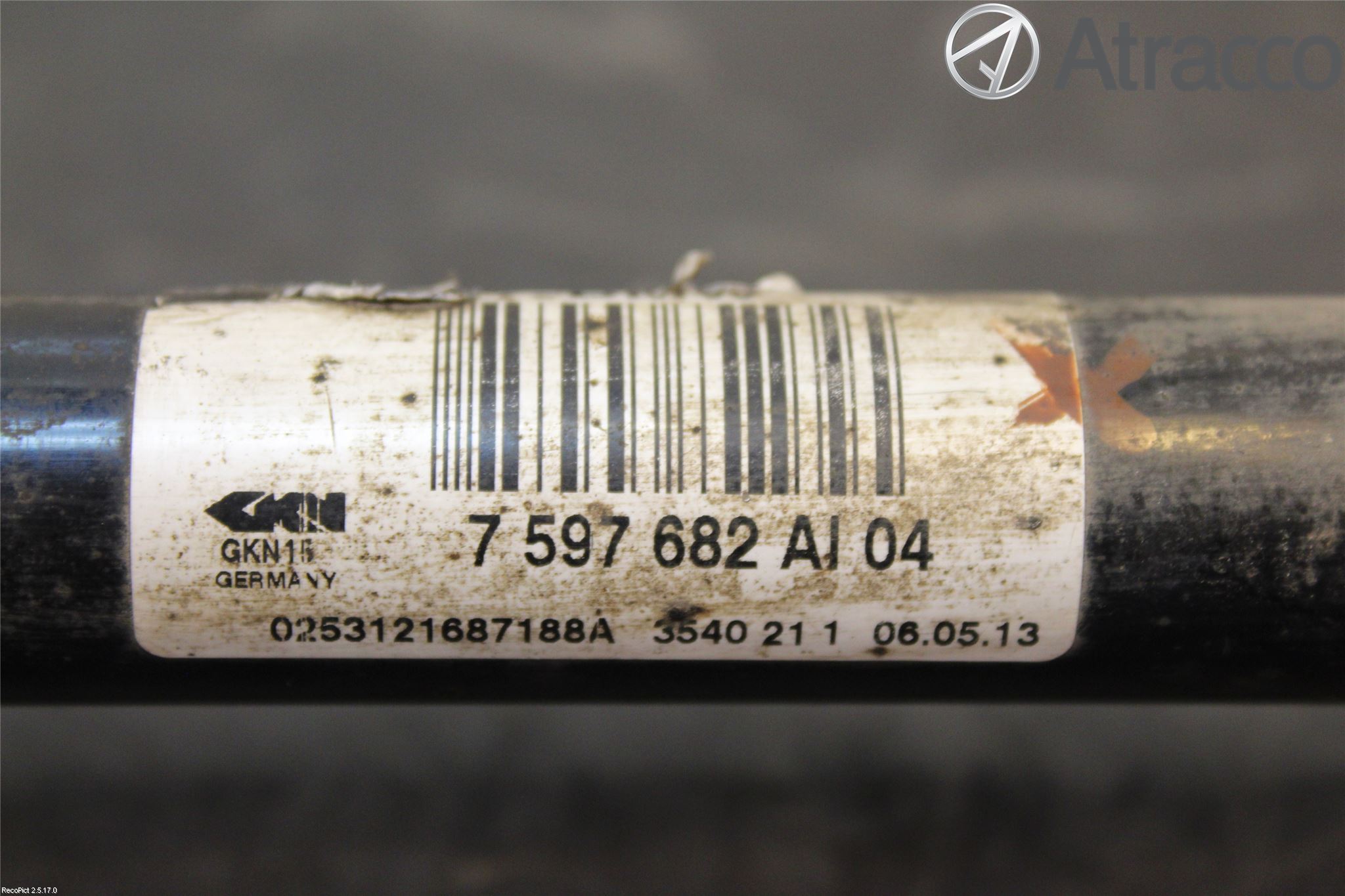 BMW 1 F20/F21 11-19 Drivaxel Bak Höger