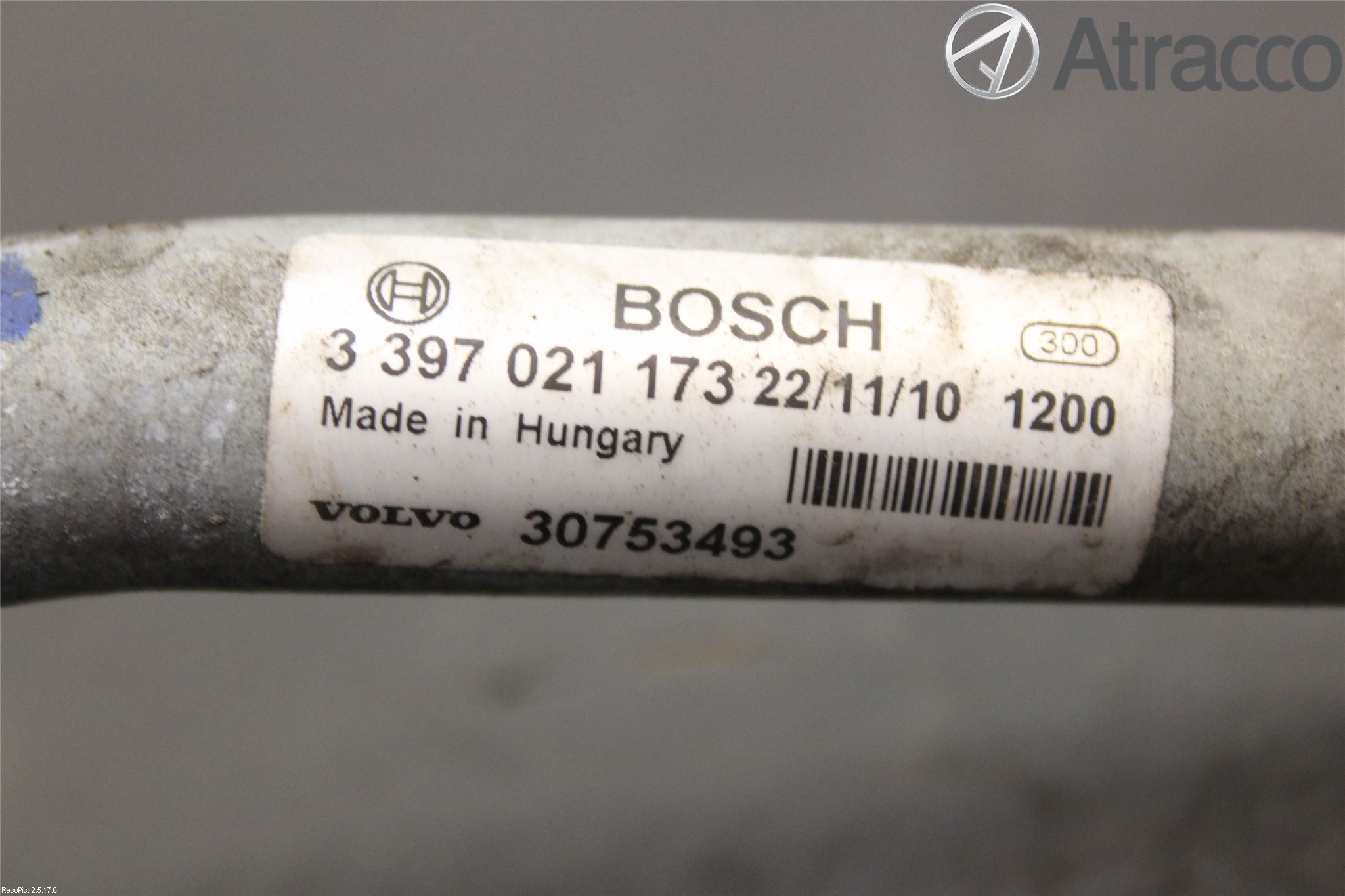 Volvo S60 11-13 Torkarmekanism Vindruta