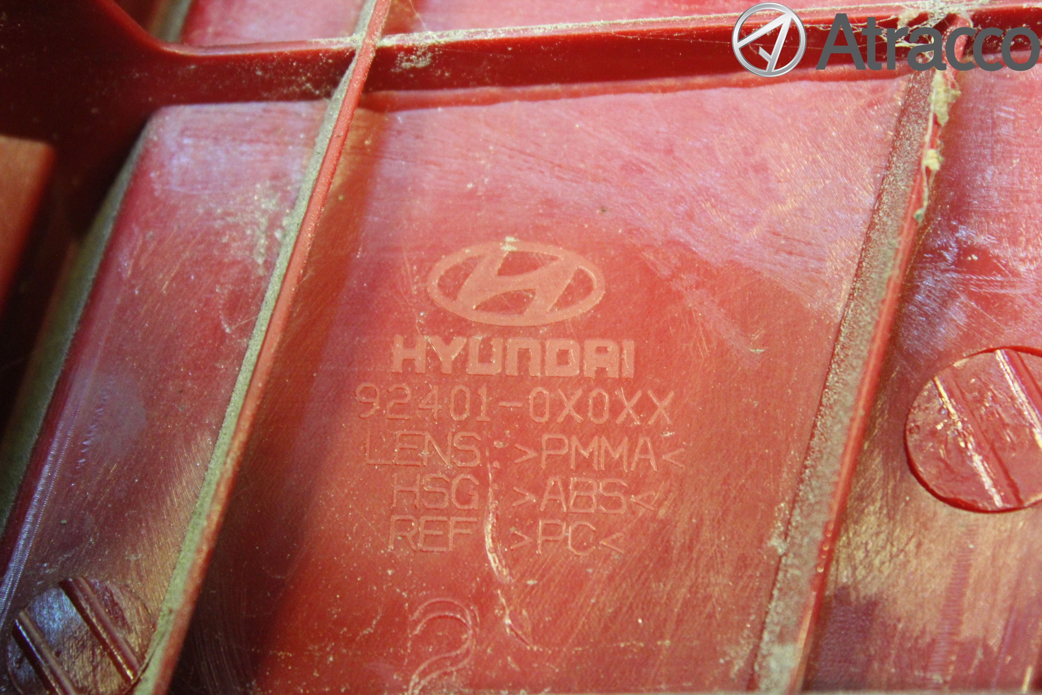Hyundai i10 PA 08-13 Bakljus Vänster