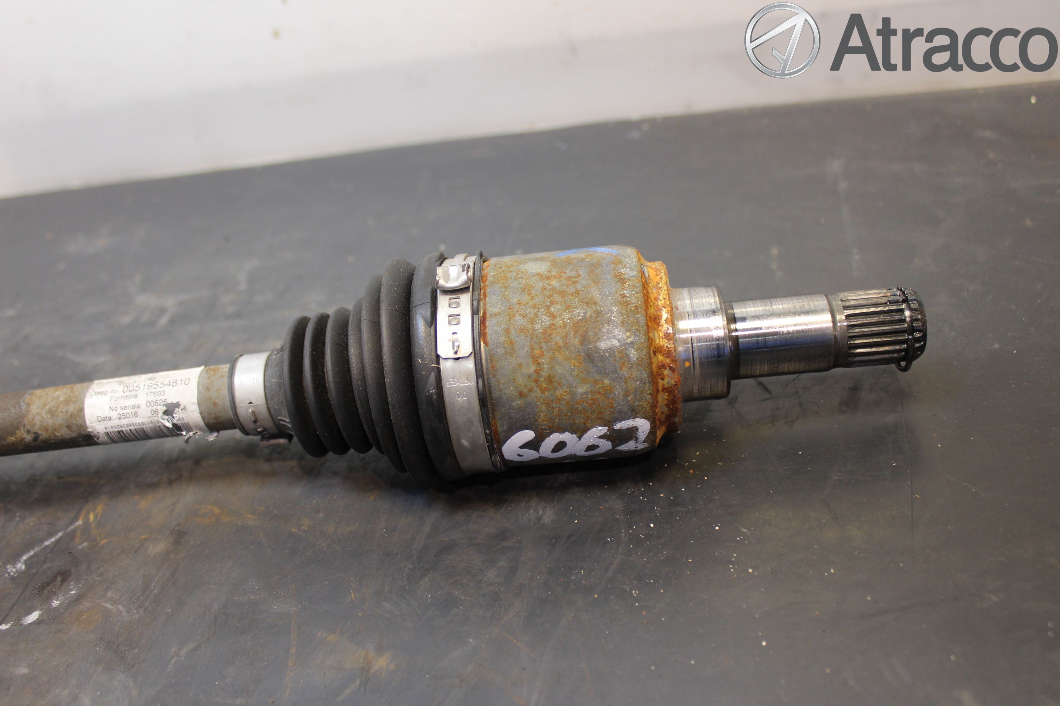 Fiat 500 07- Drivaxel Fram Vänster