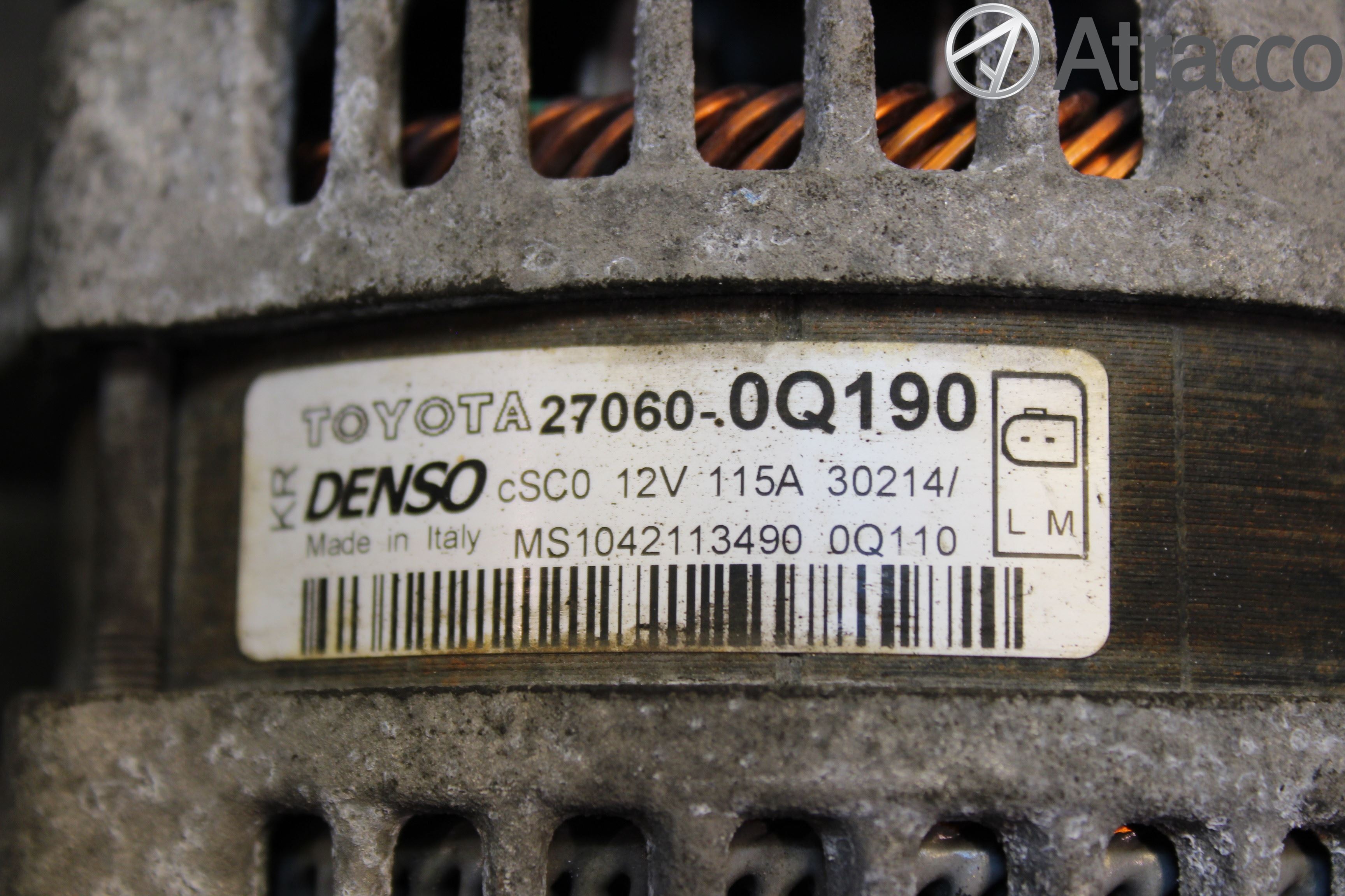 Toyota AYGO 15-21 Generator