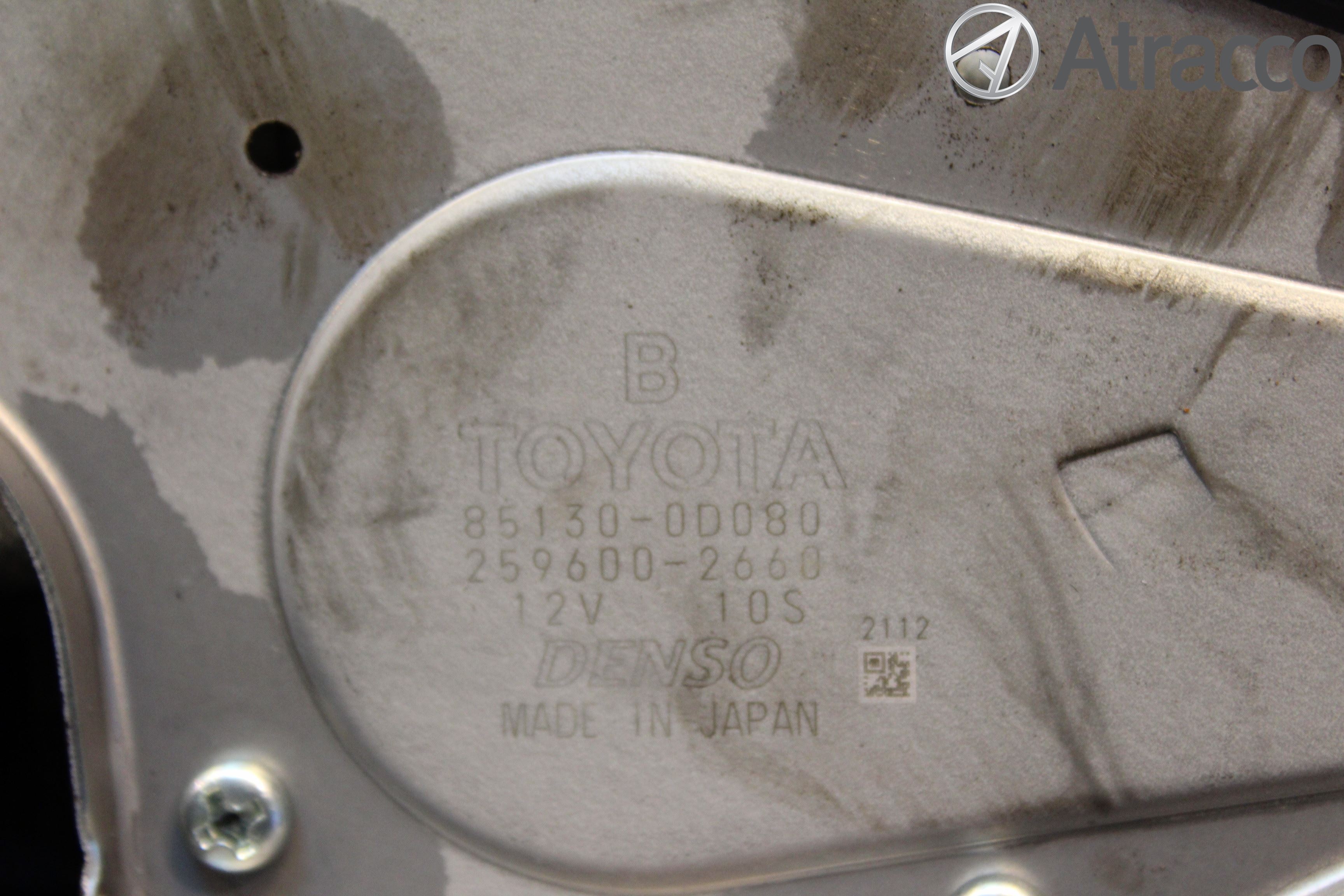 Toyota YARIS XP130 12-14 Torkarmotor Baklucka