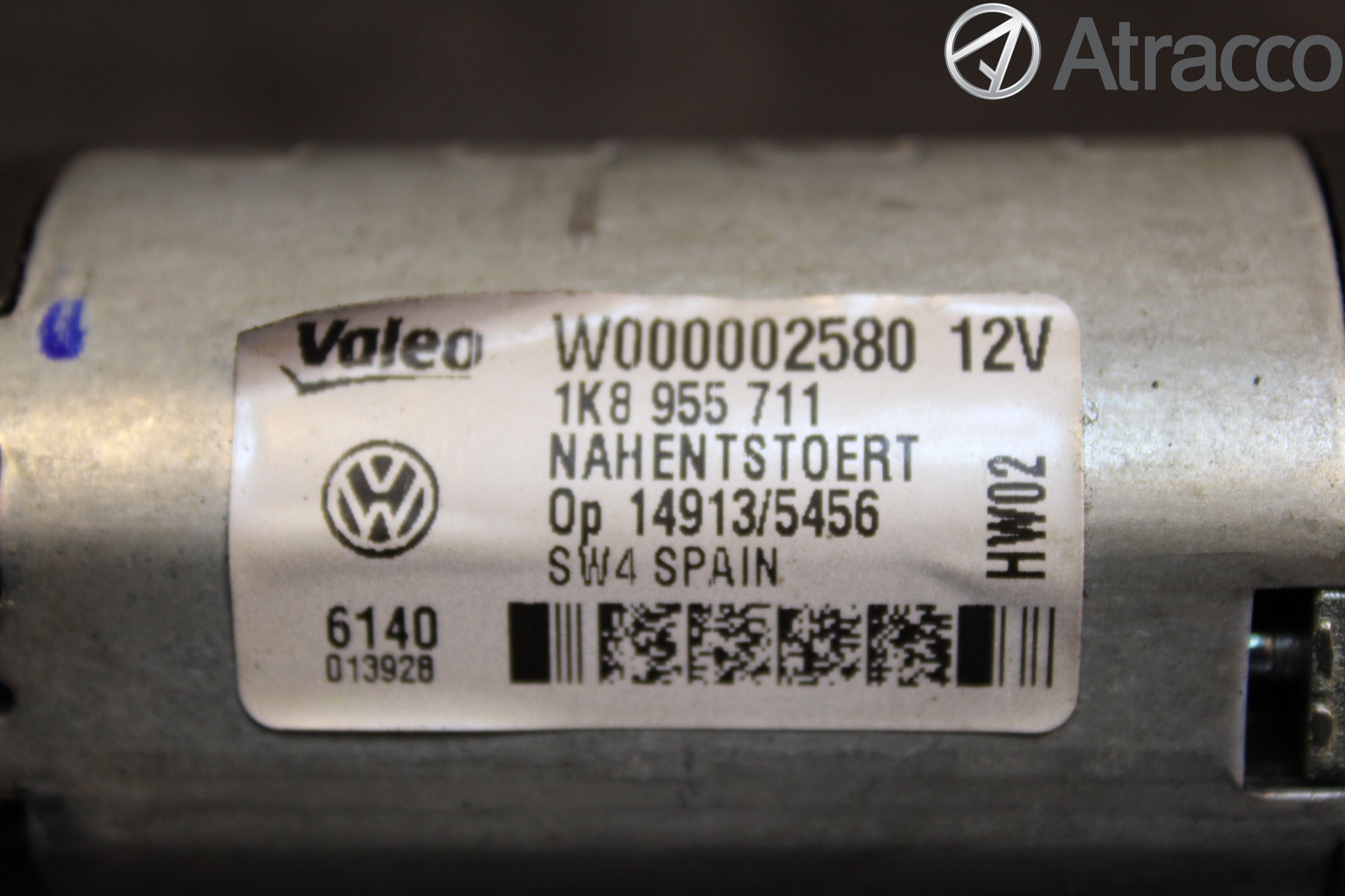 Volkswagen VW SCIROCCO 09-17 Torkarmotor Baklucka