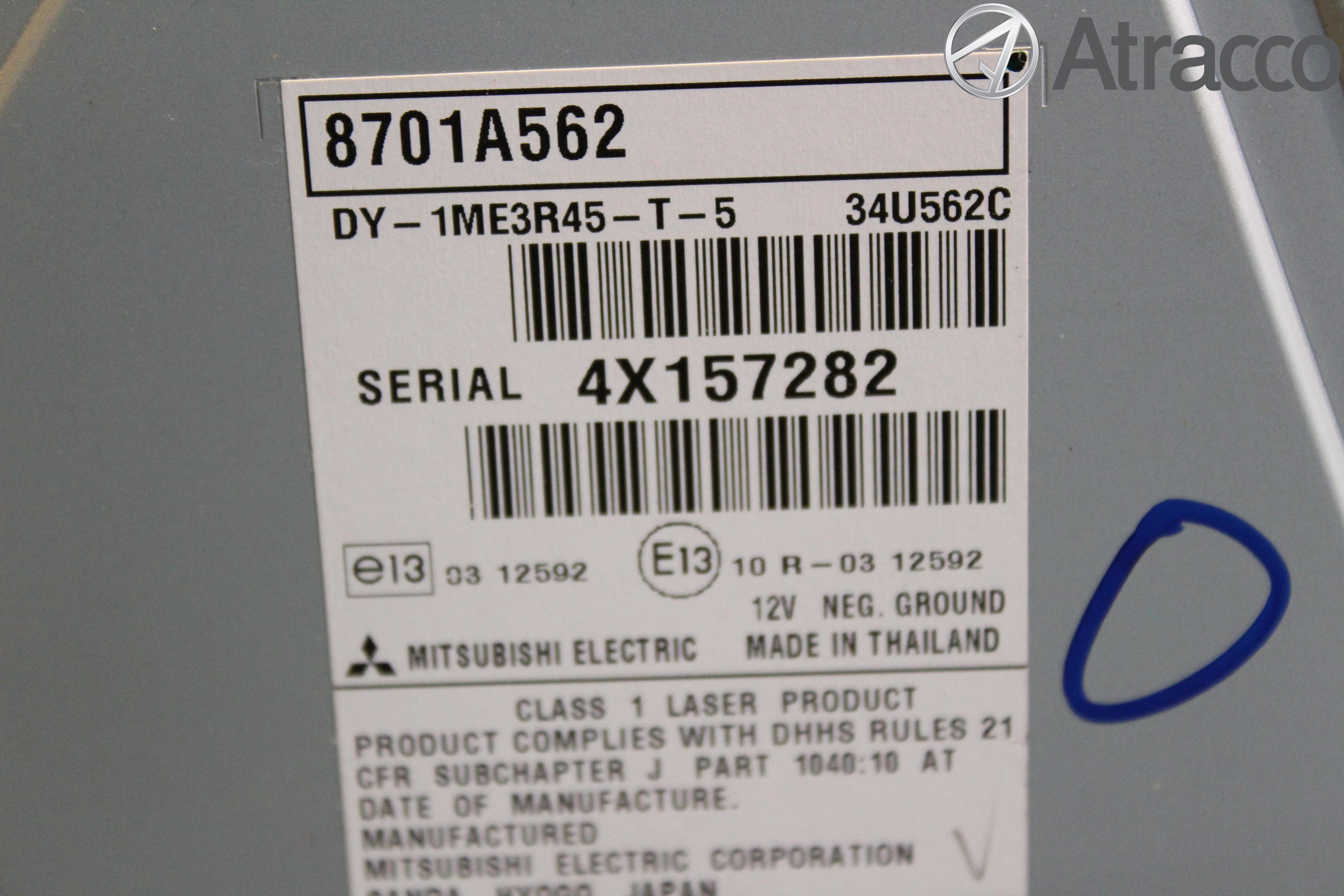 Mitsubishi ASX 10-22 Cd Radio - Multimediapanel