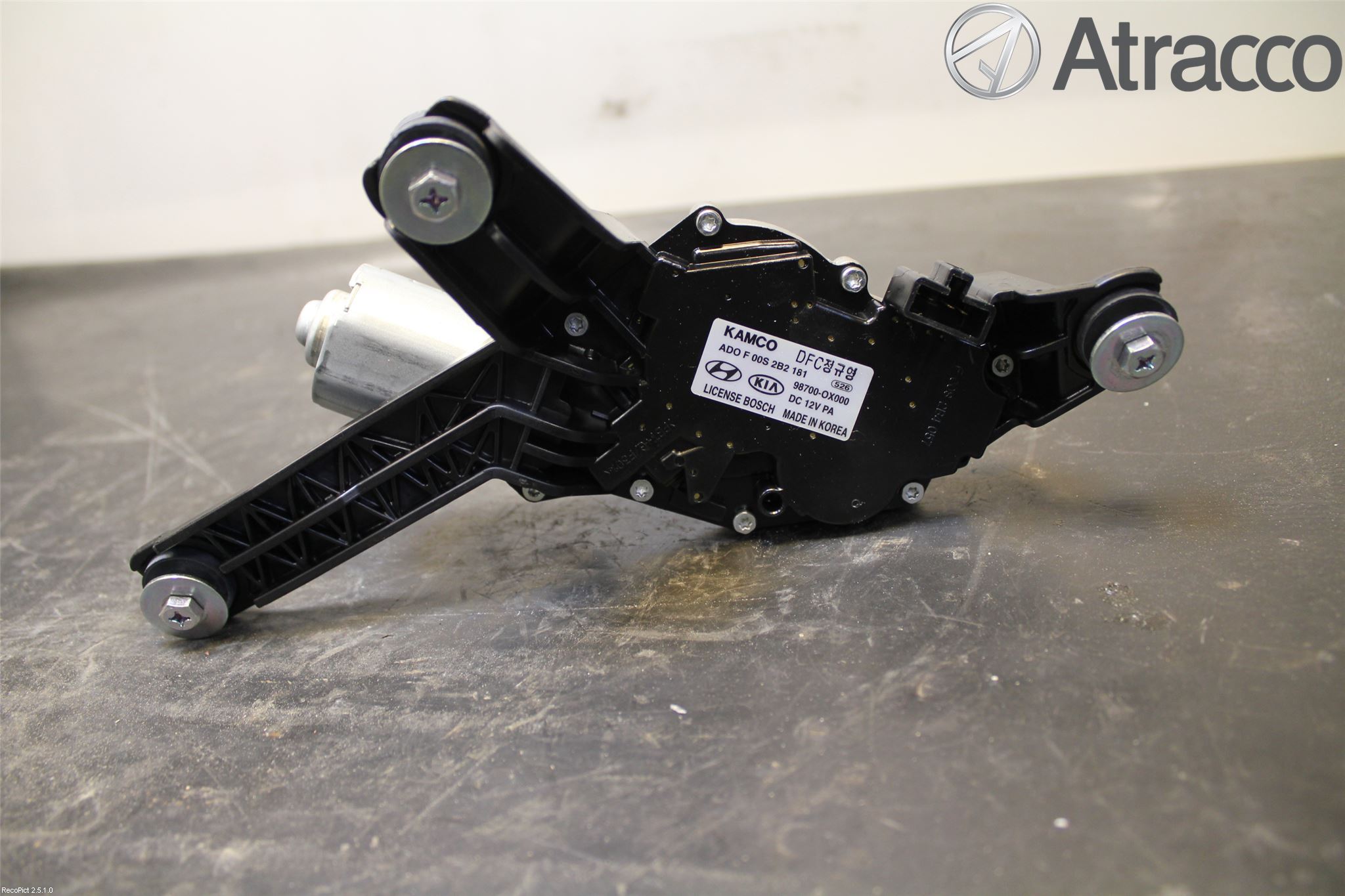 Hyundai i10 PA 08-13 Torkarmotor Baklucka