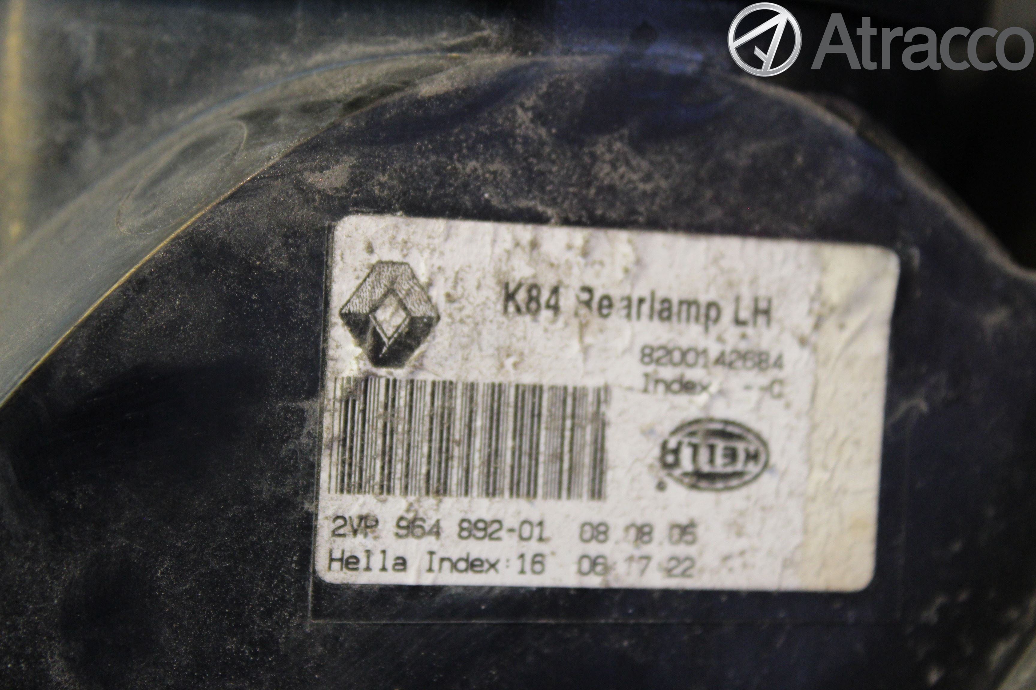 Renault MÉGANE II  03-05 Bakljus Vänster