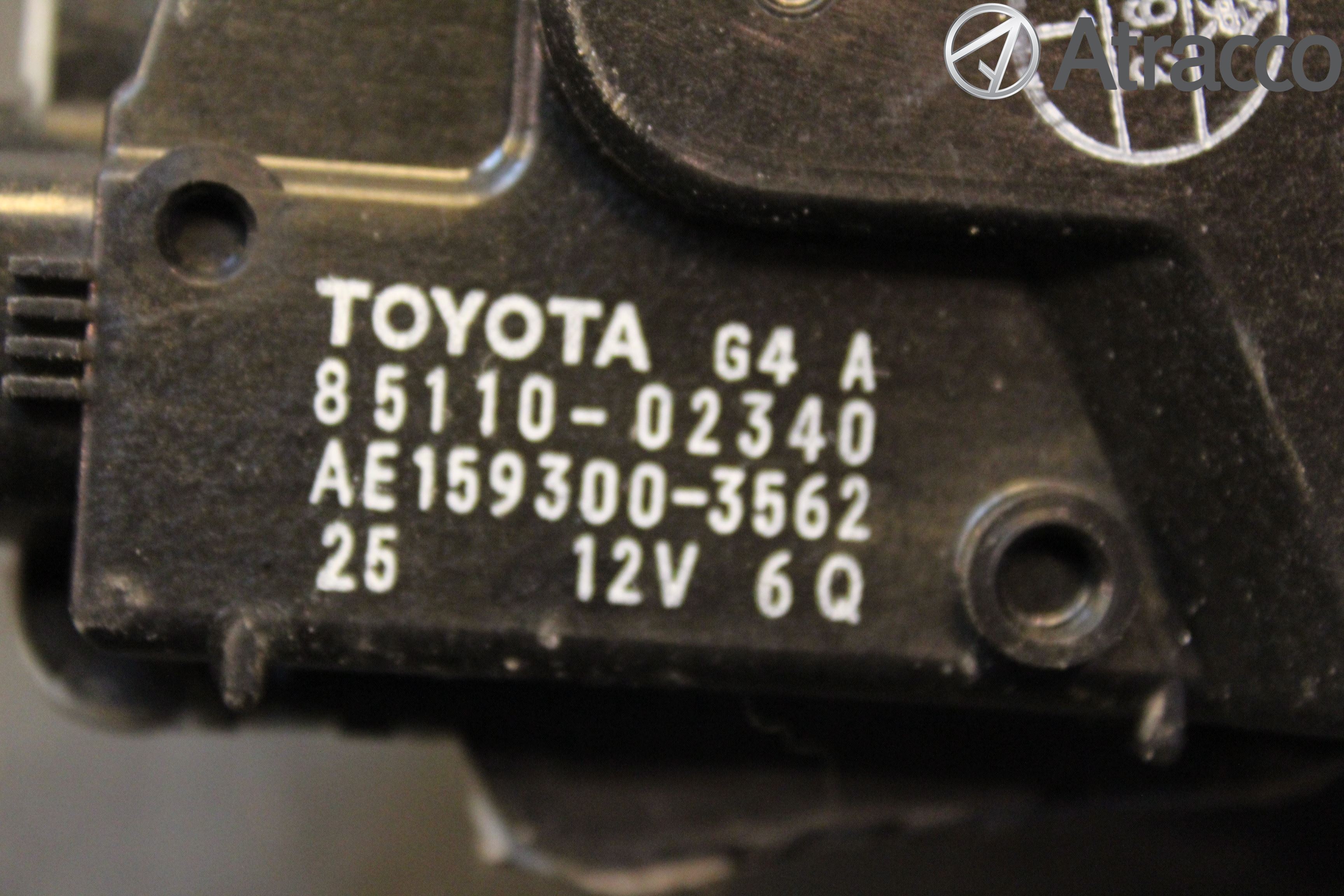 Toyota AURIS 13-19 Torkarmotor Vindruta