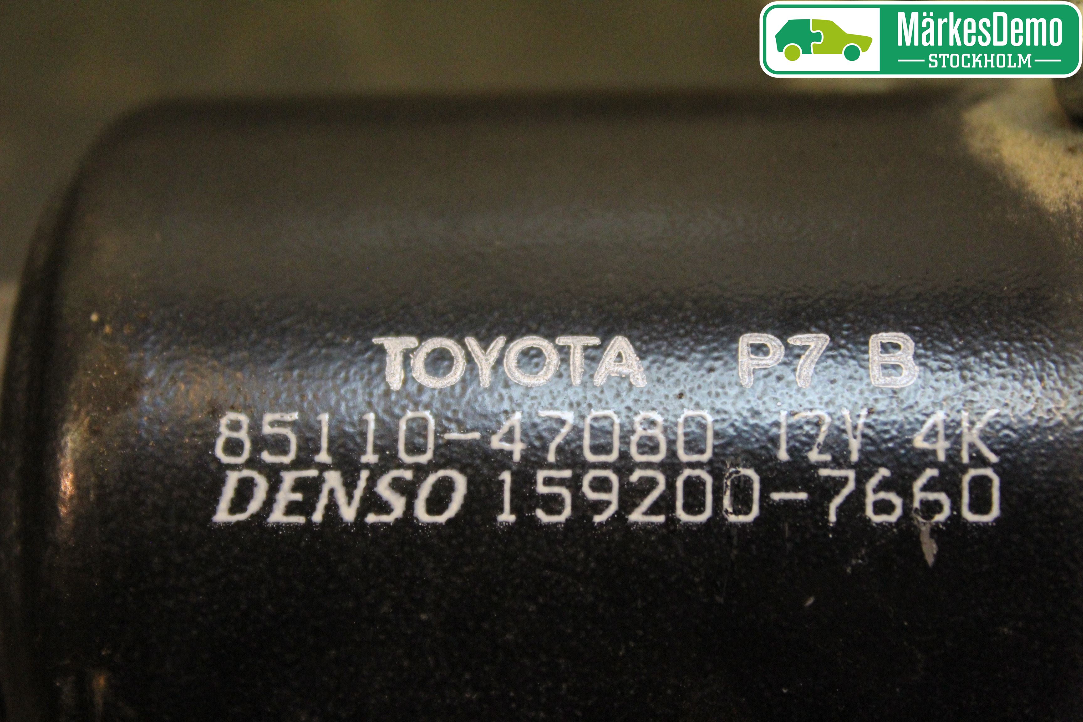 Toyota PRIUS NWH20 04-08 Torkarmotor Vindruta