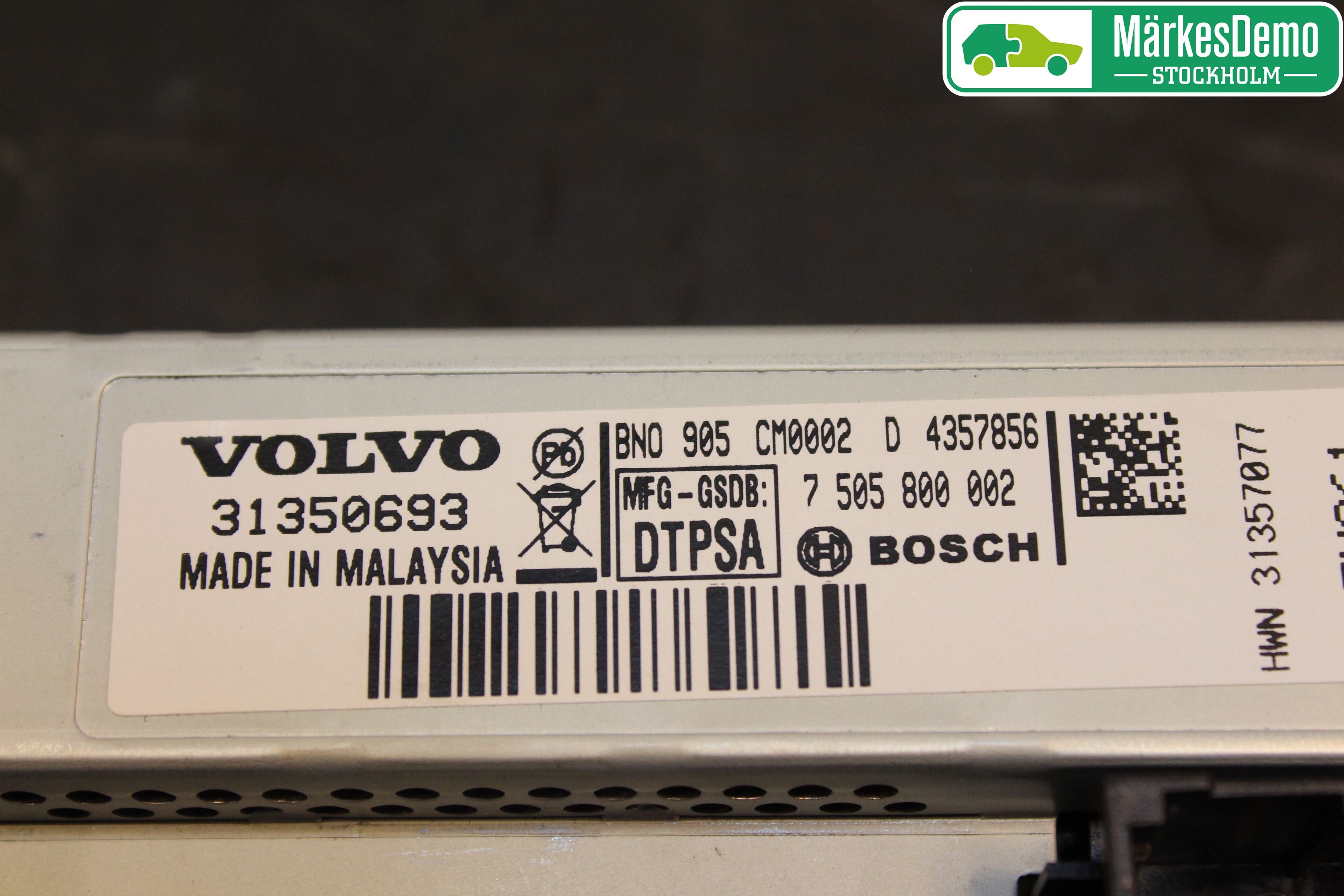 Volvo V60 14-18 Multifunktionsdisplay