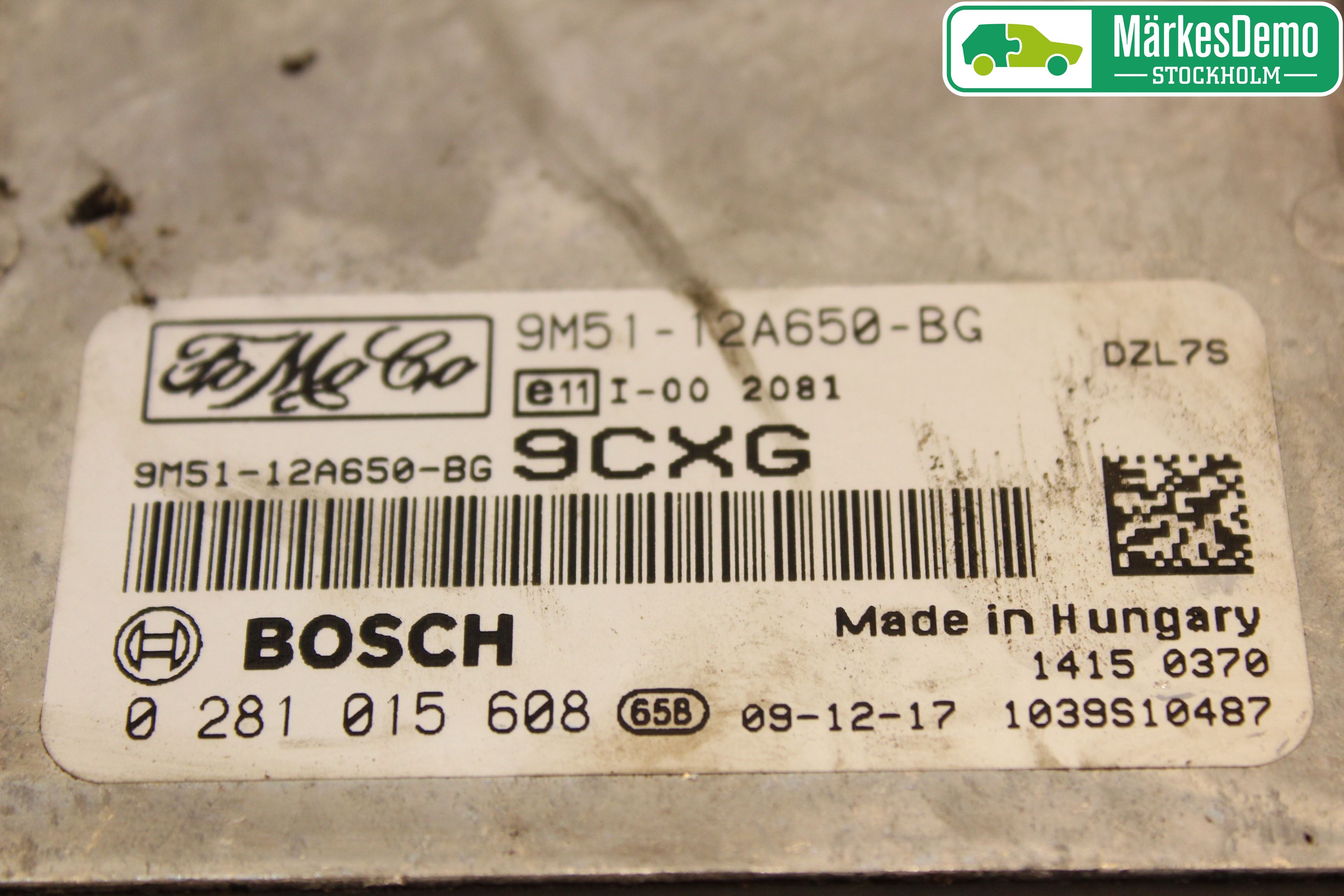 Ford FOCUS 08-11 Styrenhet Insprut Bensin