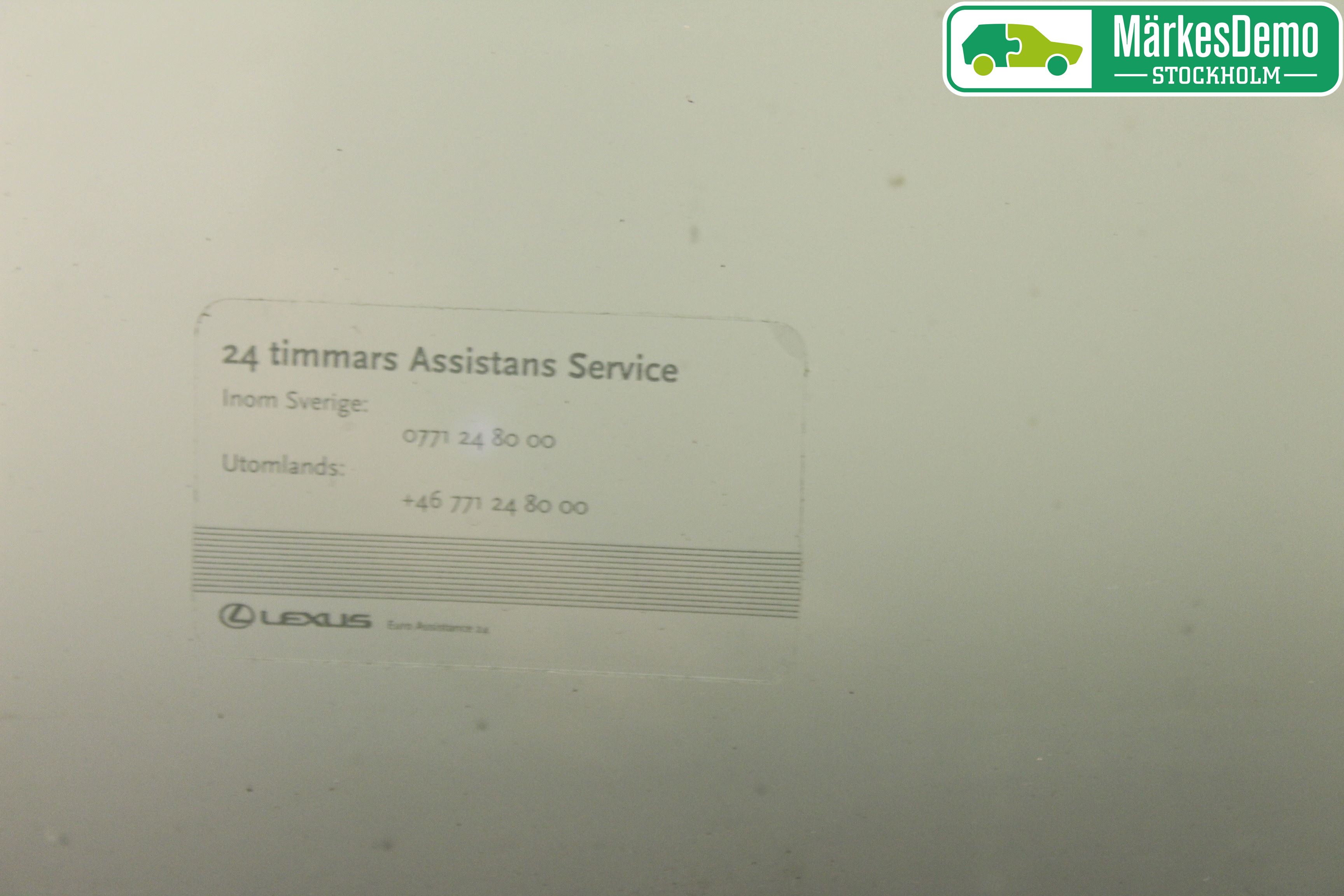 Lexus NX 300h 15-21 Dörruta Bak Vänster