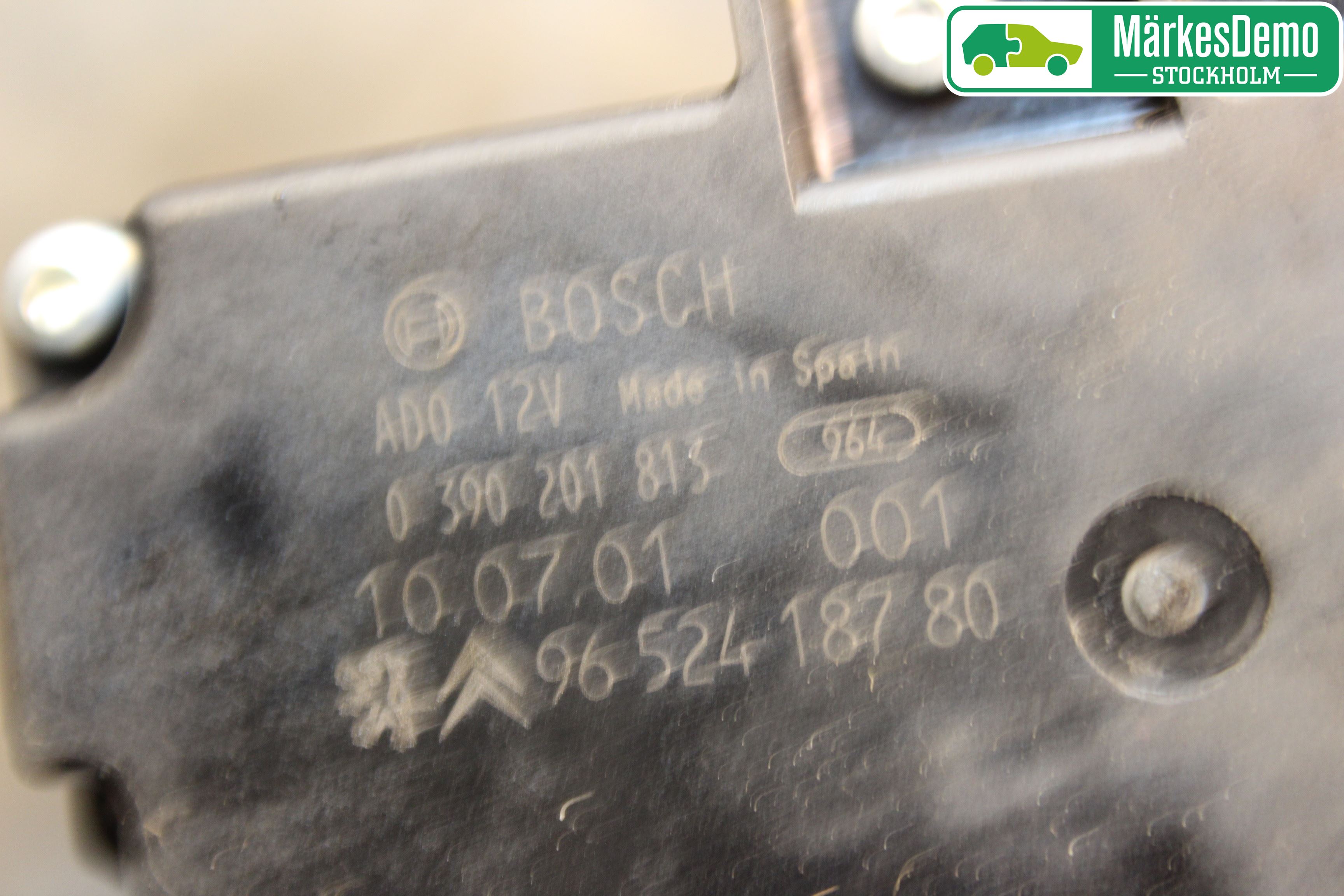 Peugeot 207 Torkarmotor Baklucka