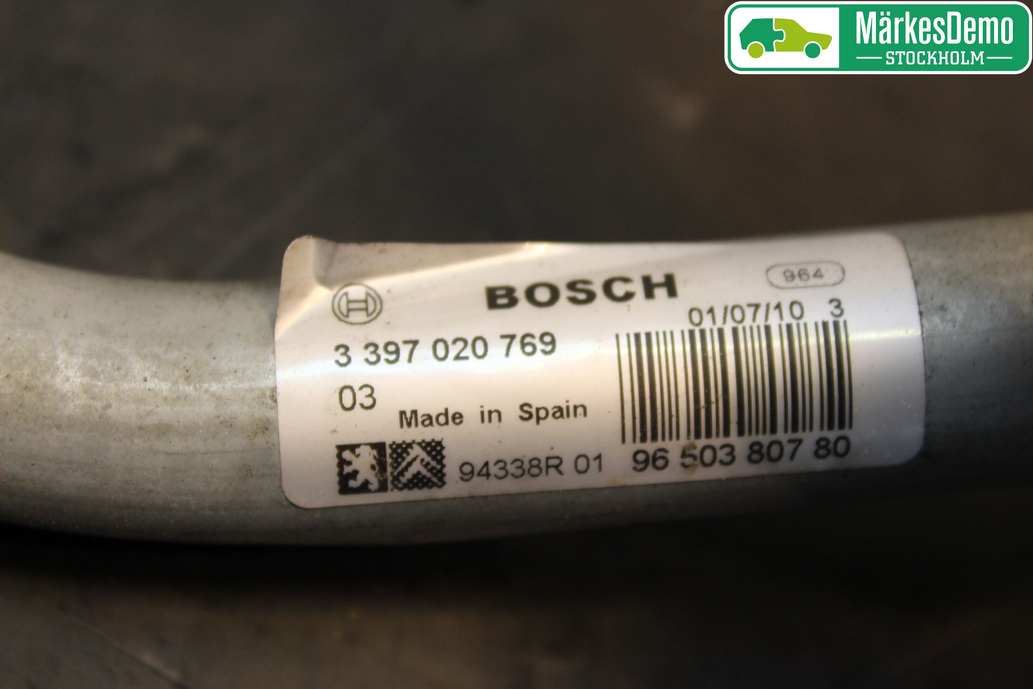 Peugeot 207 Torkarmekanism Vindruta