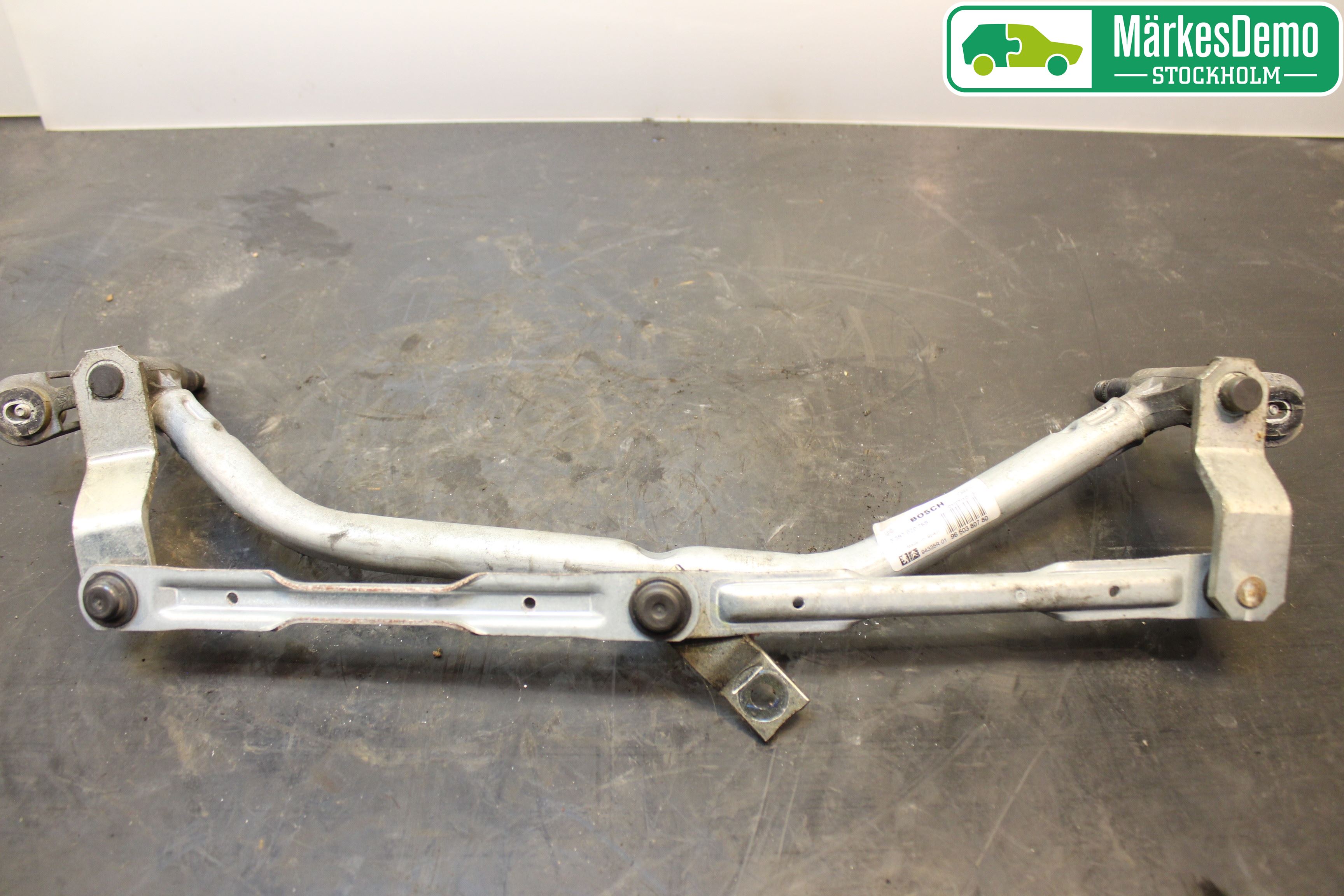 Peugeot 207 Torkarmekanism Vindruta