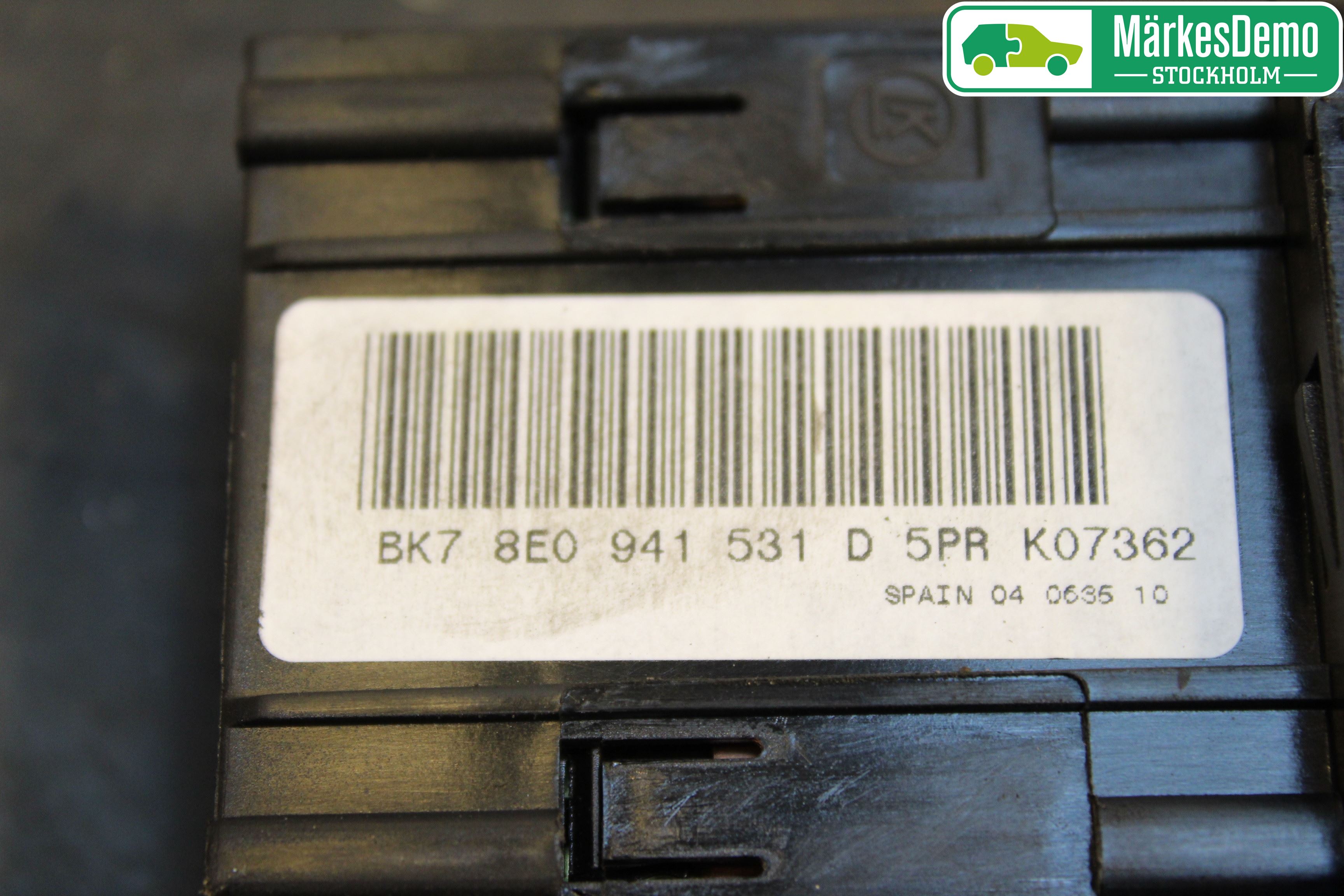 Audi A4/S4 05-07 Strömställare Ljus