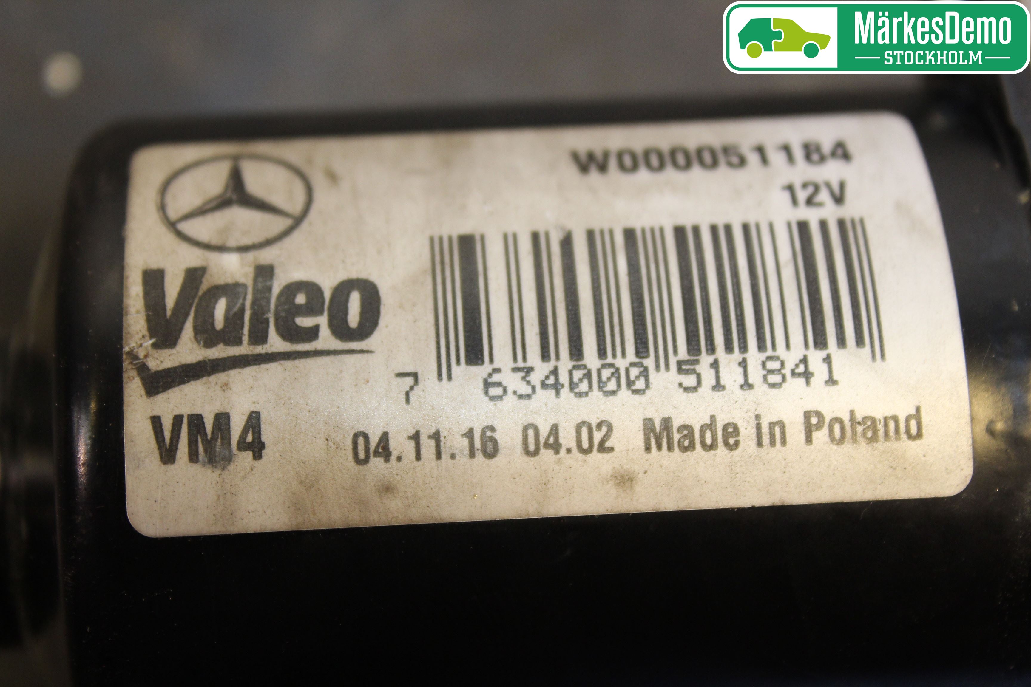 Mercedes-Benz MB VITO/V-KLASS (W640,W447,W448) 14- Torkarmotor Vindruta